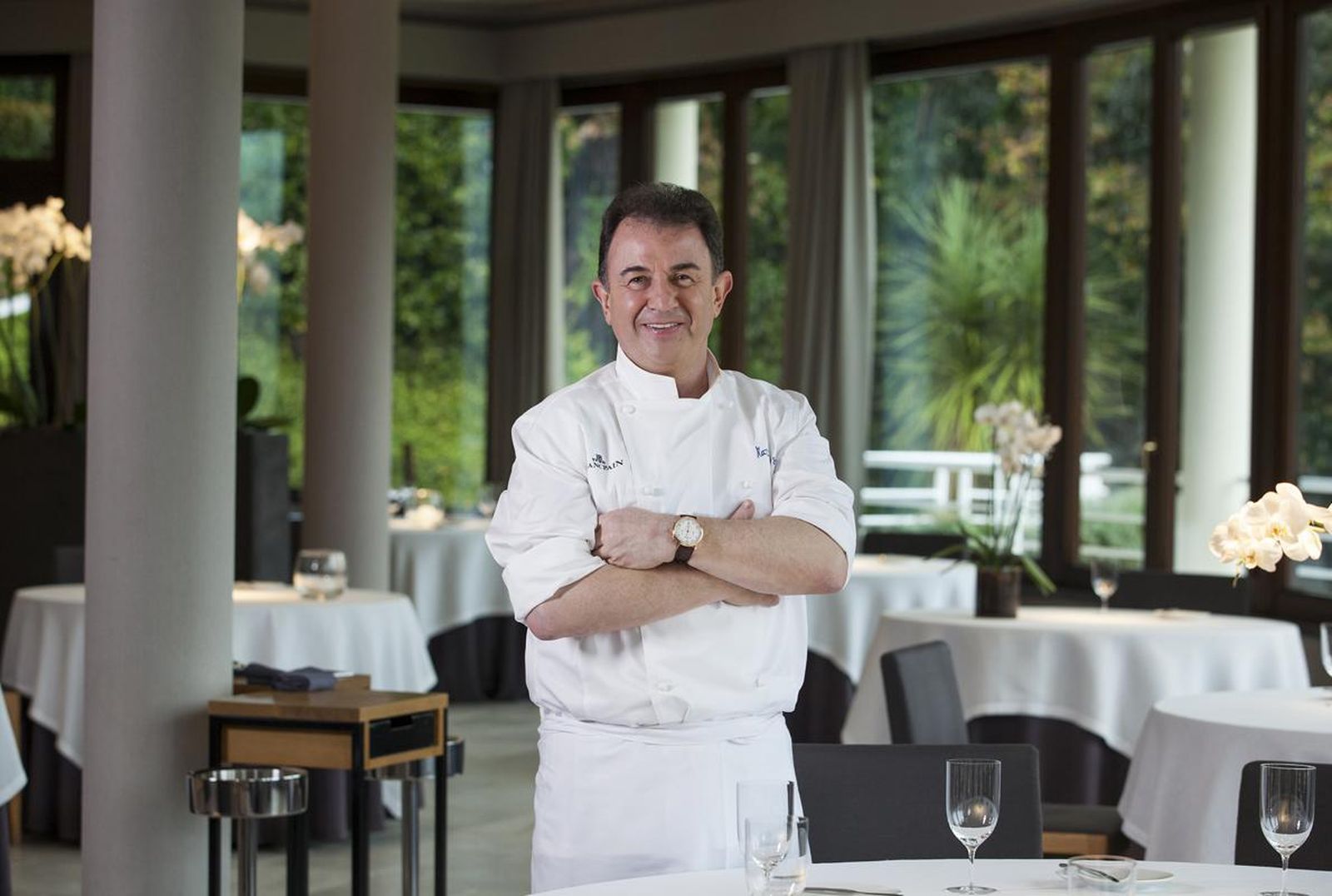 Martín Berasategui, en su restaurante Lasarte (Guipúzcoa).