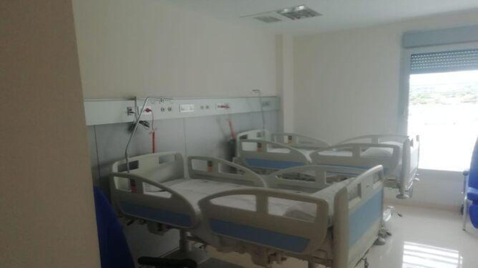 Camas en el Hospital del Guadalhorce