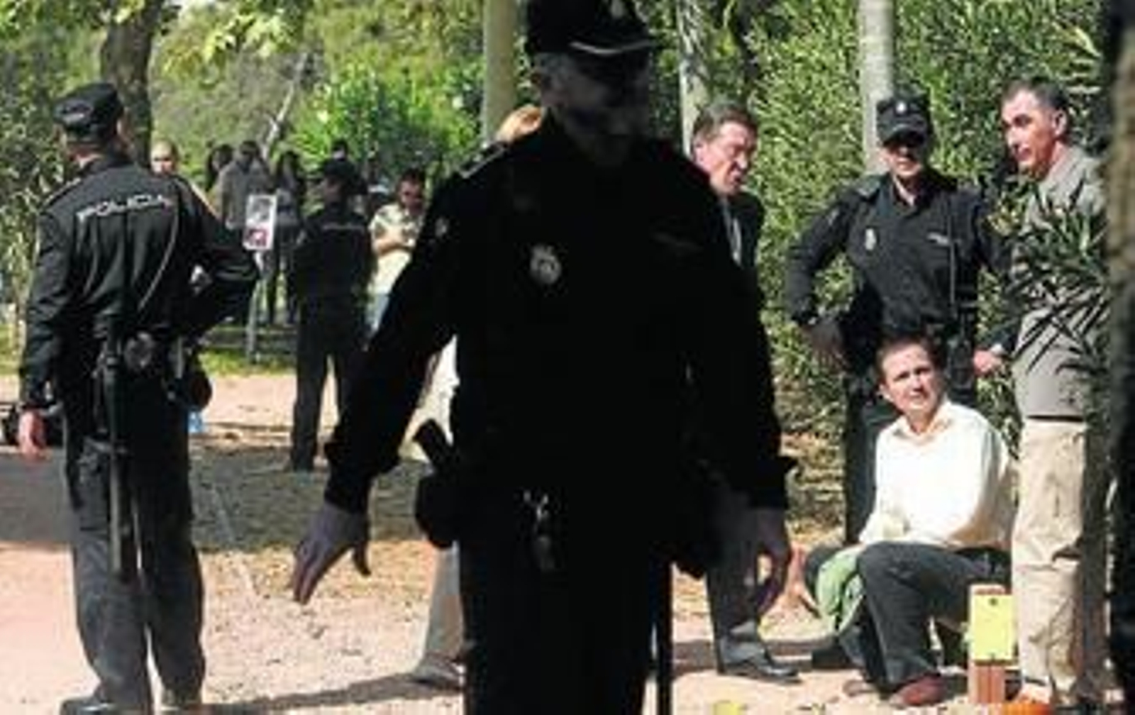 Lugar donde Bretón dijo que perdió a los niños.