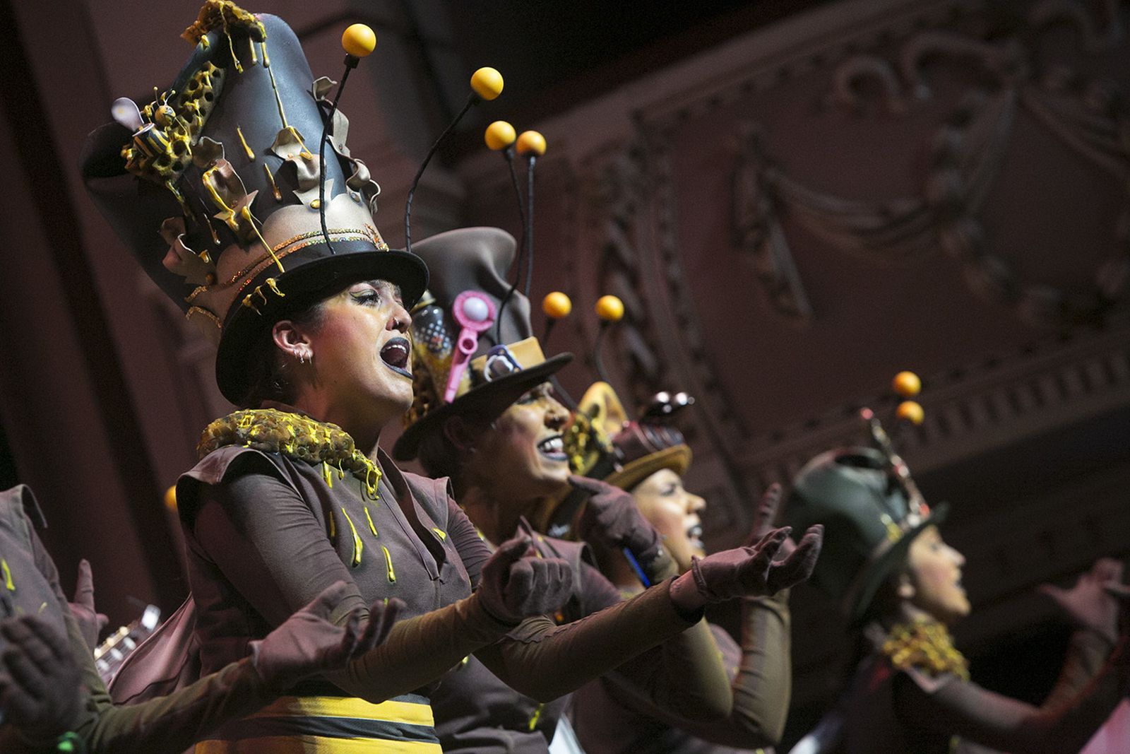Las imágenes de la octava preliminar del Carnaval Colombino