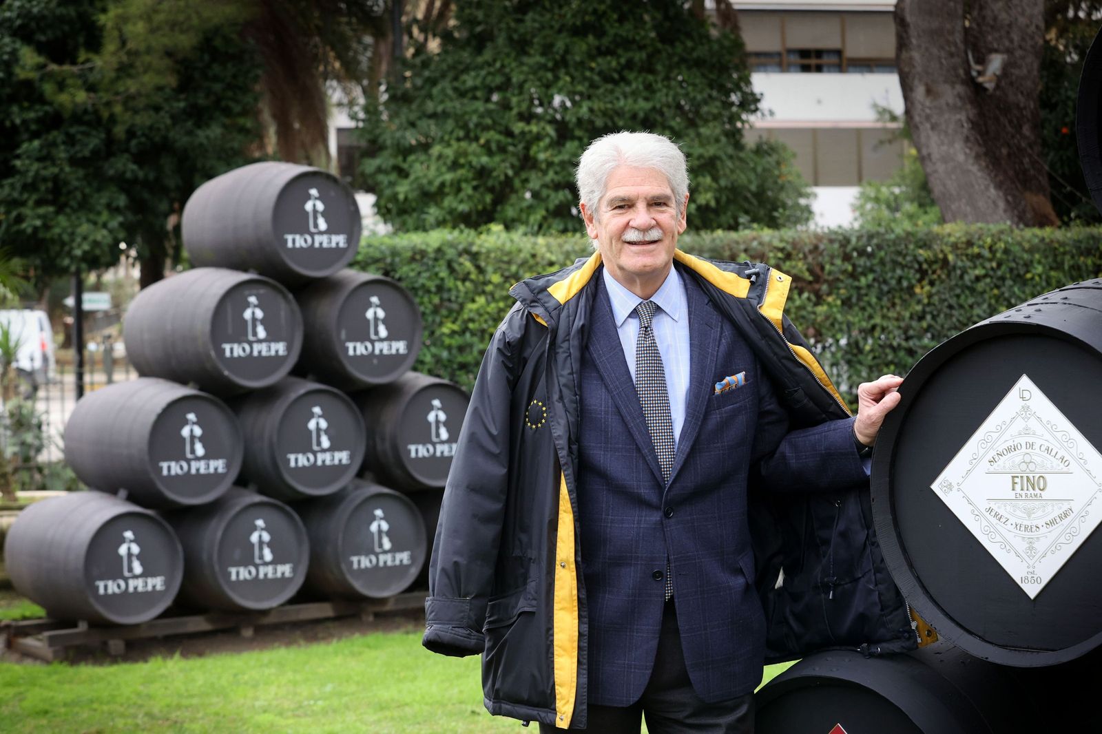 Alfonso Dastis, en el Hotel Jerez tras la entrevista.