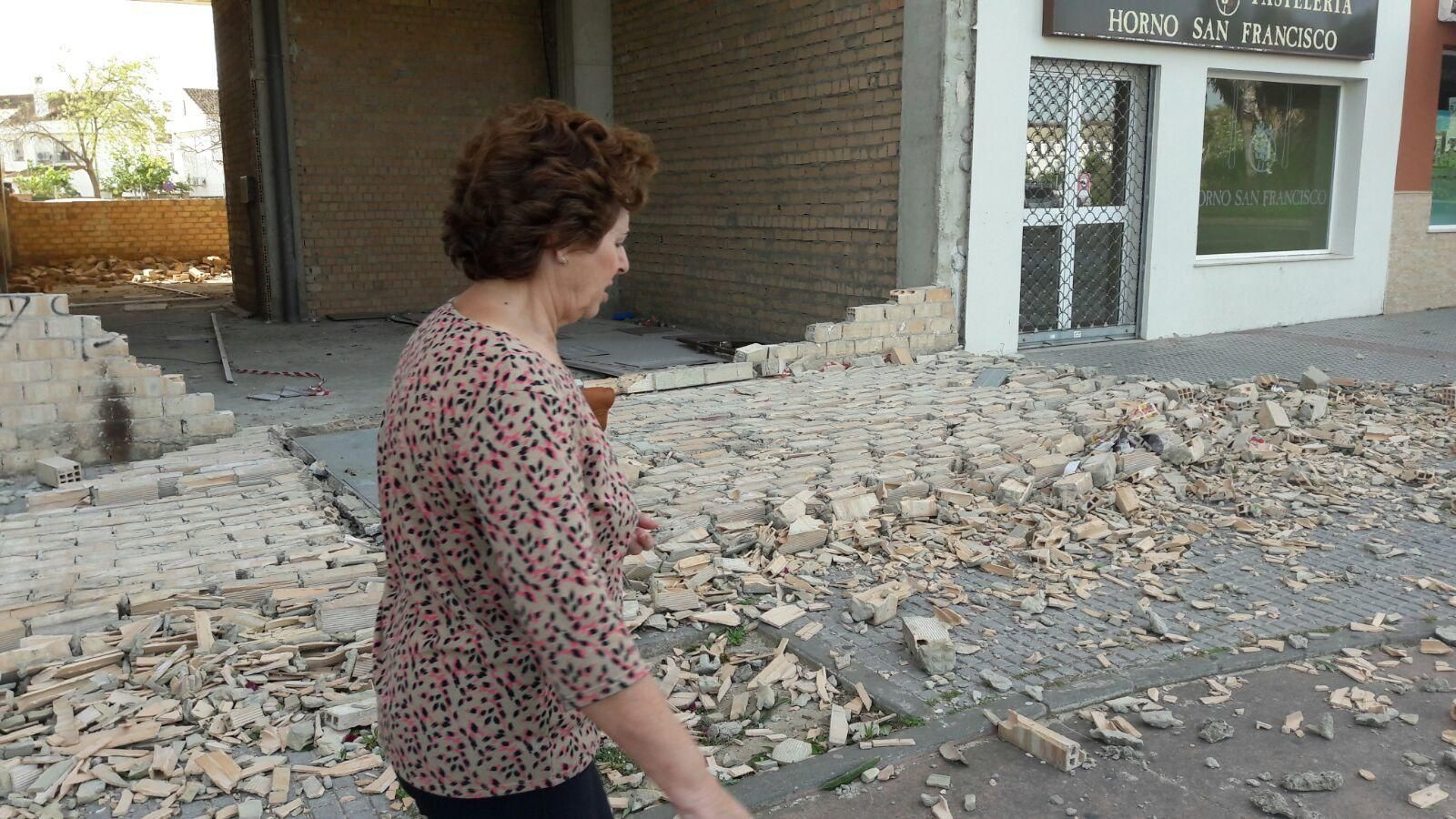 Las imágenes del temporal de viento en Jerez