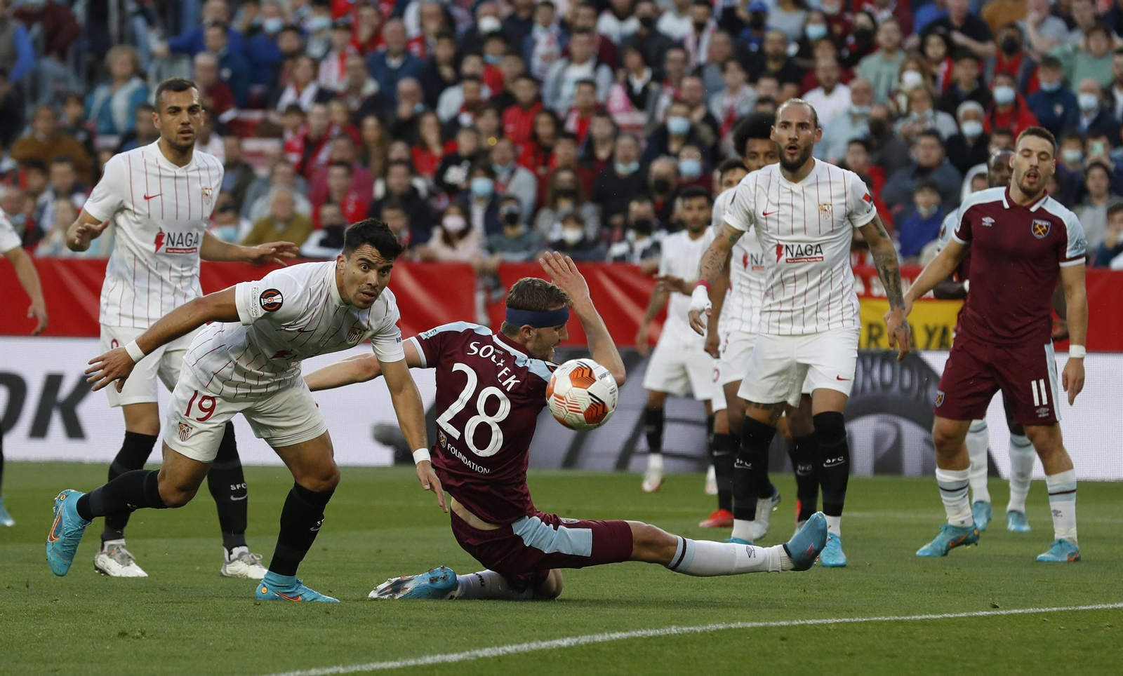 Las imágenes del Sevilla-West Ham