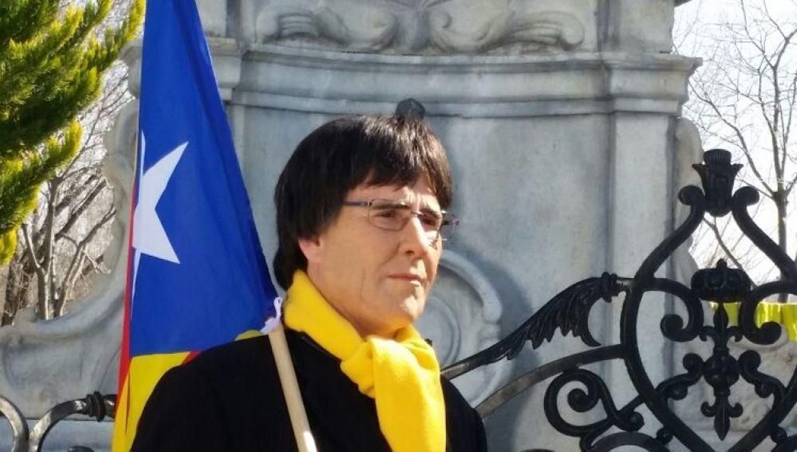 Joaquín Reyes caracterizado como Carles Puigdemont para 'El intermedio'.