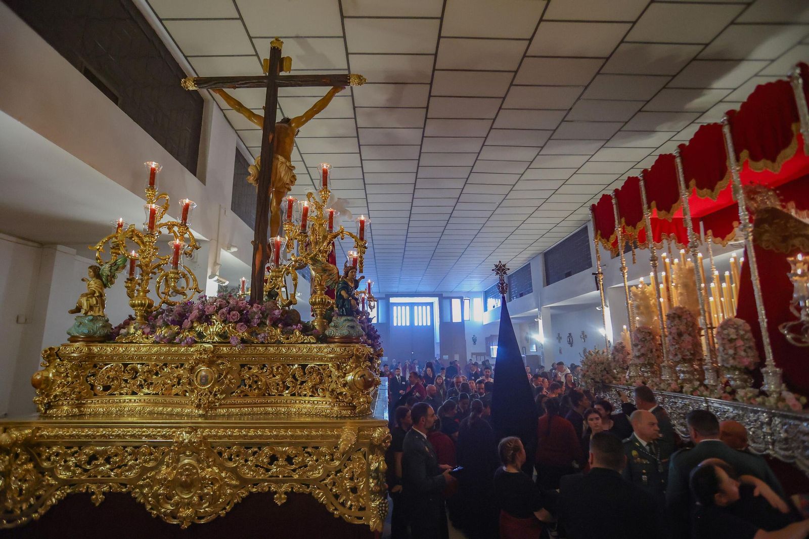 Así vivió la Hermandad de la Sagrada Lanzada la suspensión de su Estación de Penitencia 2025