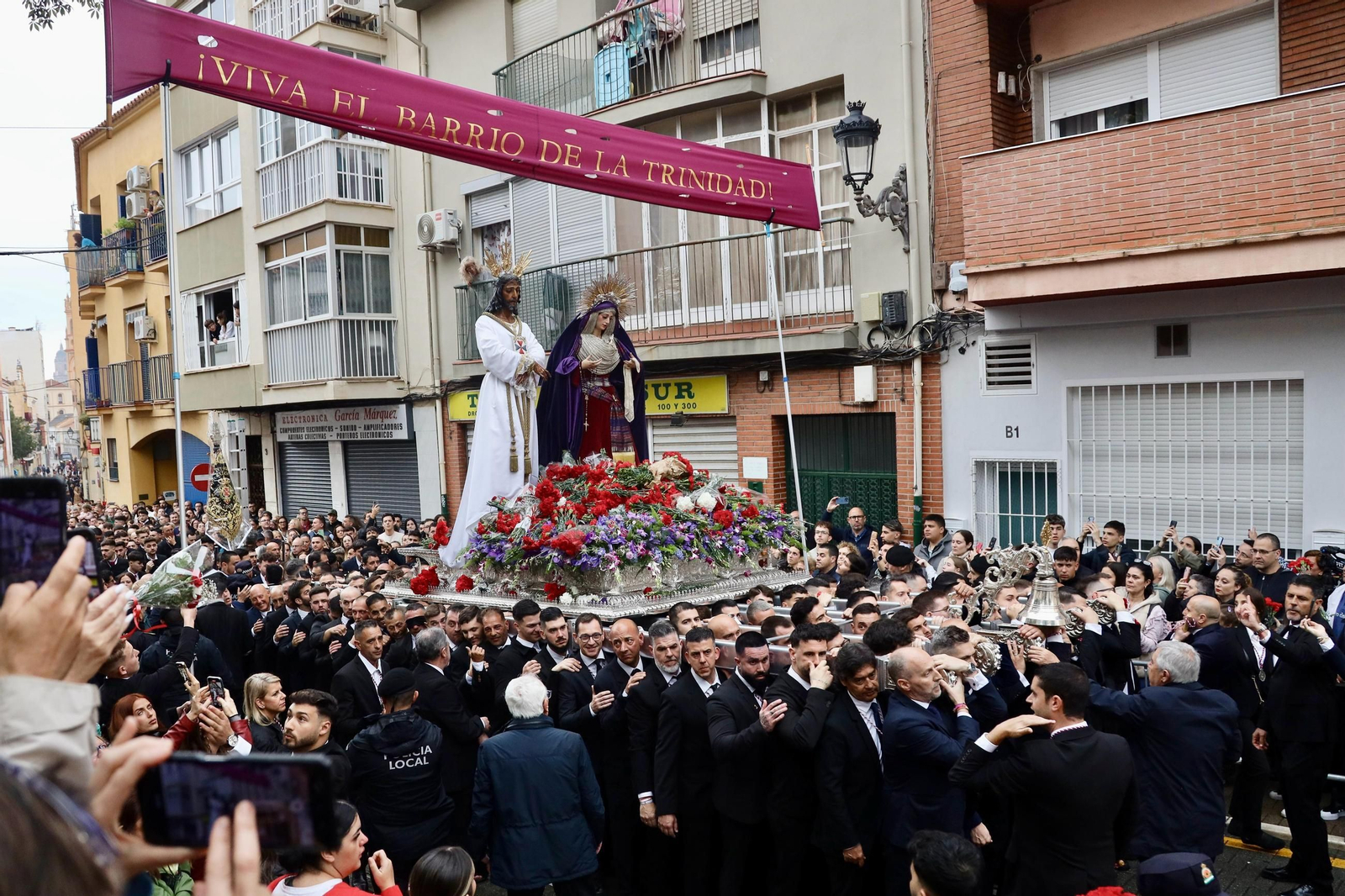 El traslado del Cautivo por La trinidad, en imágenes