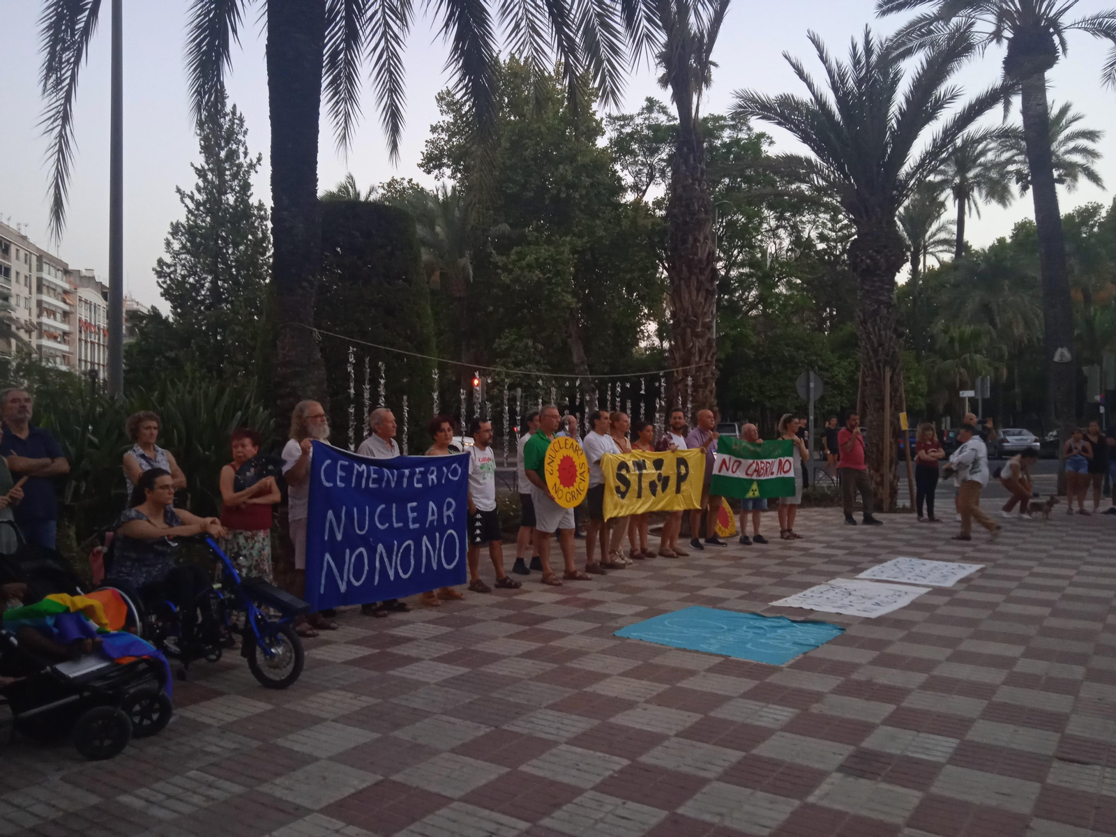 Concentración de la Asamblea Antinuclear de Córdoba.