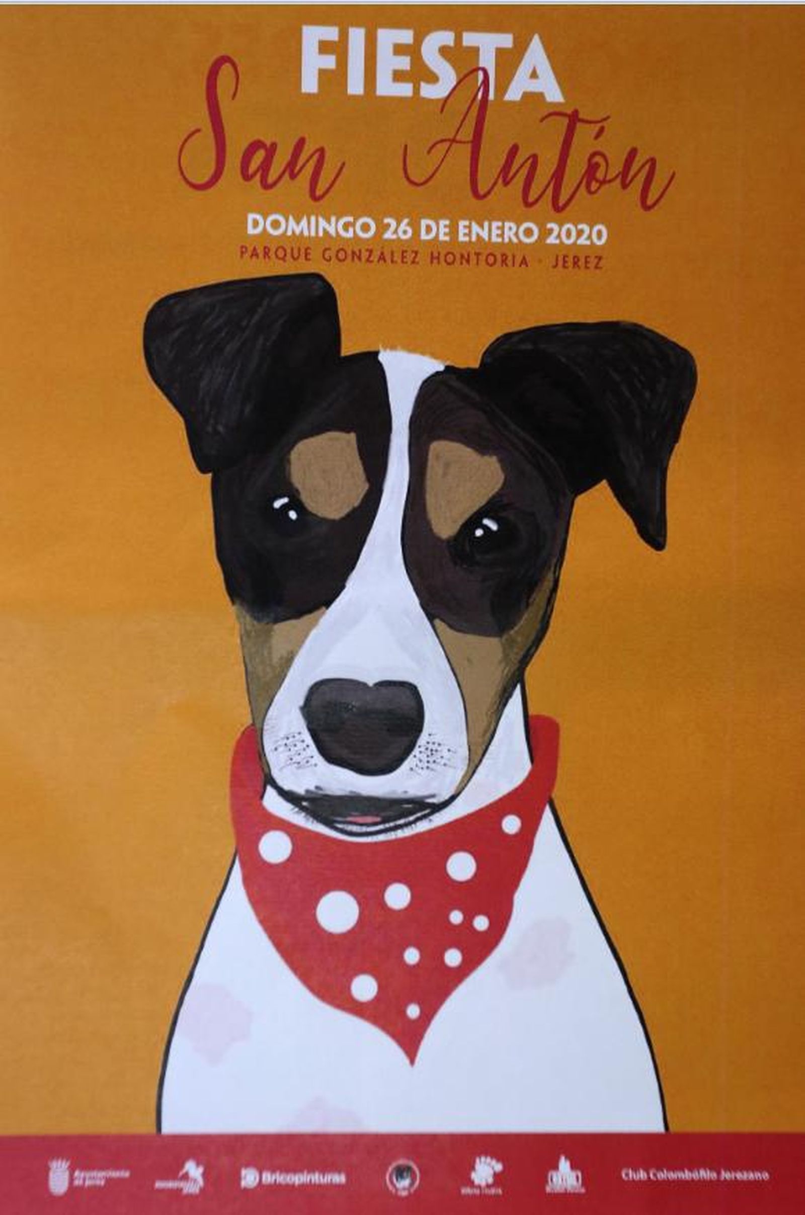 Cartel de la Fiesta San Antón 2020.