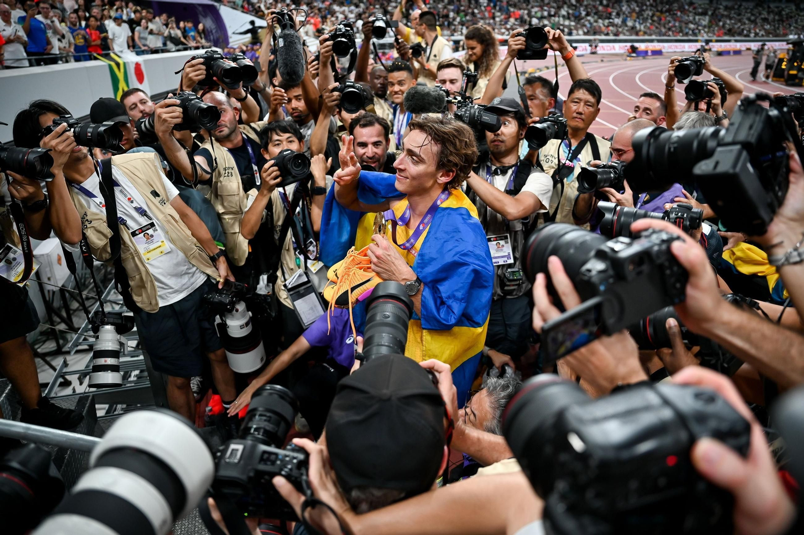 Las fotos del récord mundial de Duplantis y del resto de la jornada