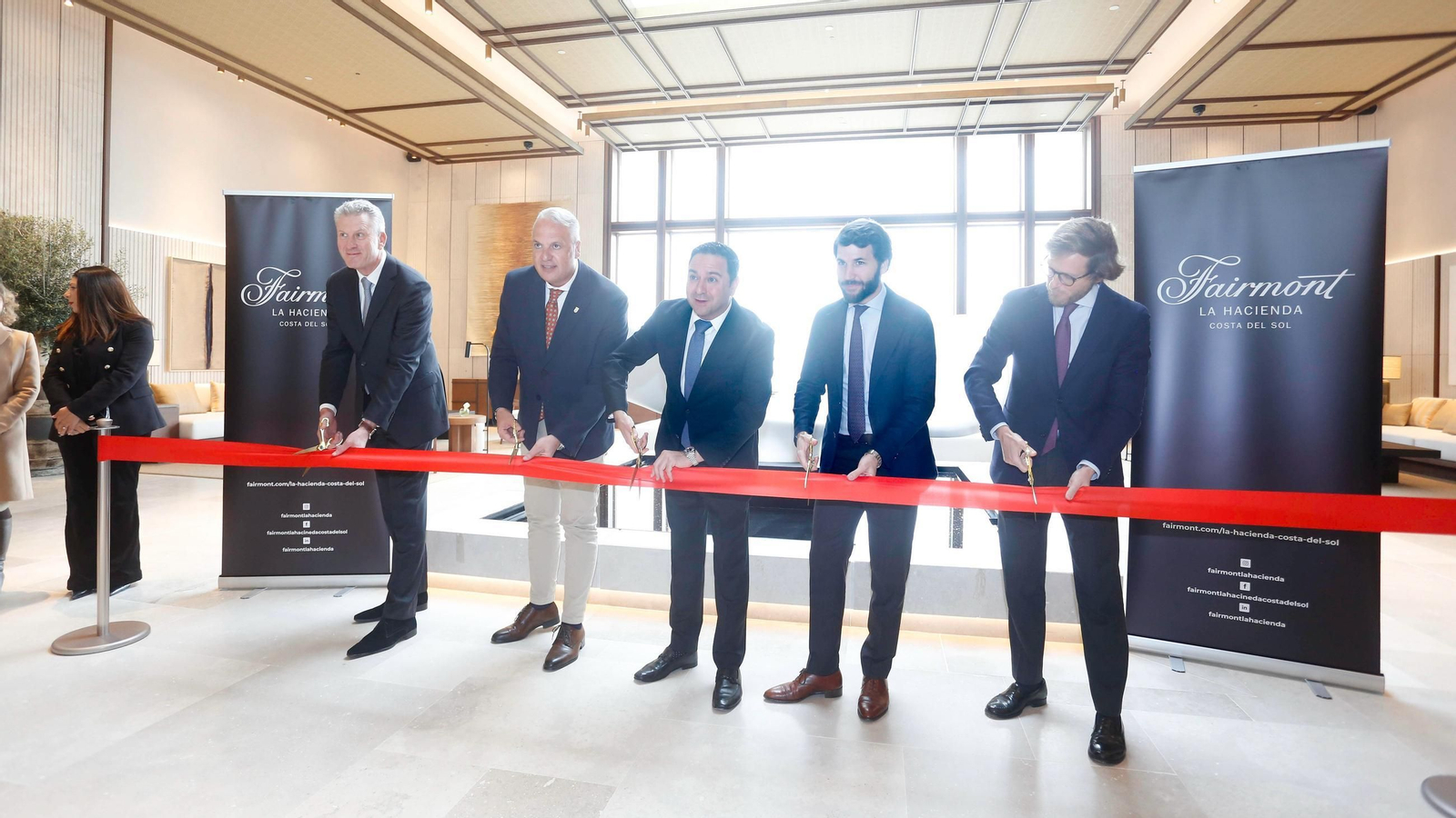 Fotos de la apertura del hotel Fairmont en La Alcaidesa