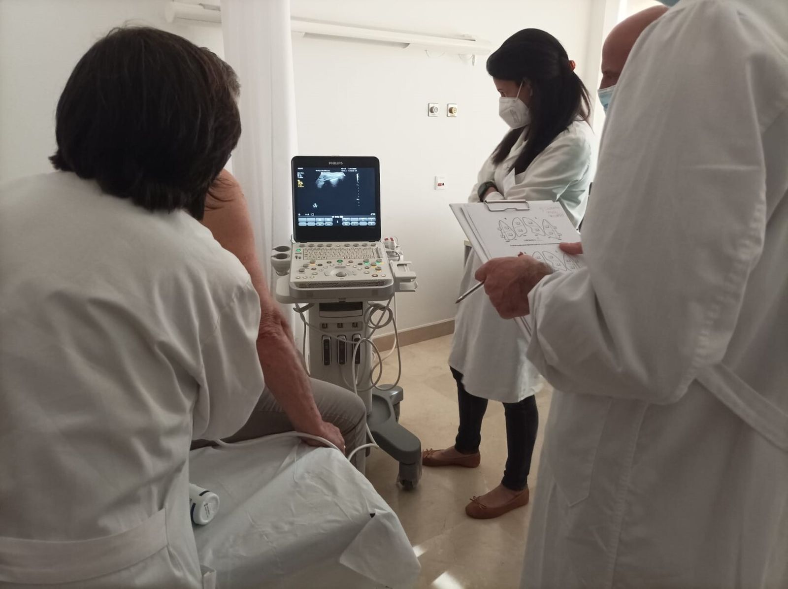 Curso de ecografía pulmonar del Colegio de Médicos de Cádiz.