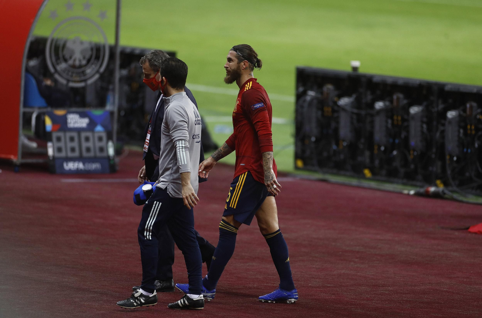 España-Alemania, en imágenes