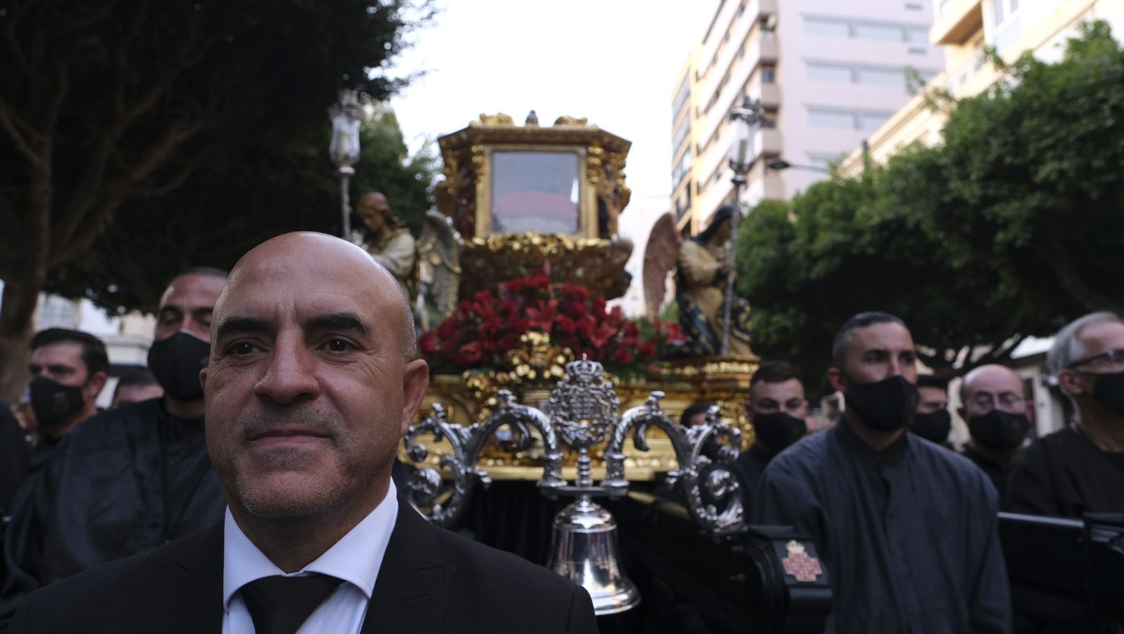 Procesión del Santo Entierro en Almería, en imágenes.