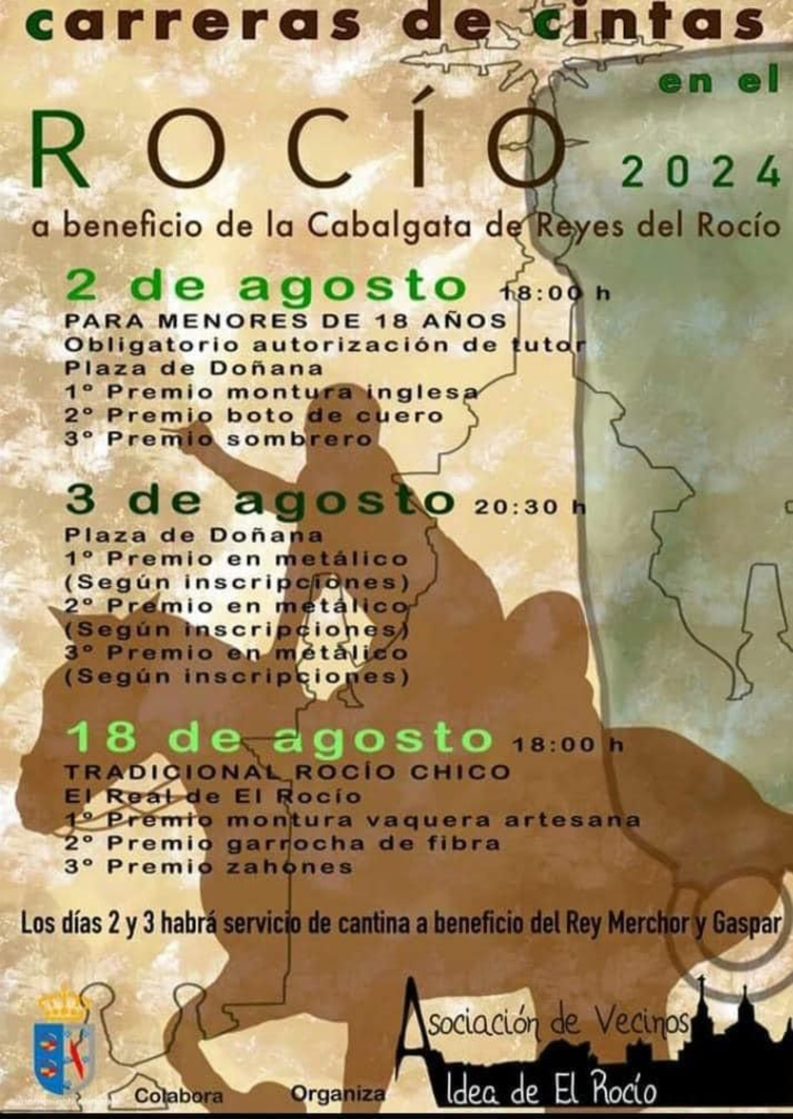Cartel anunciador de la actividad.