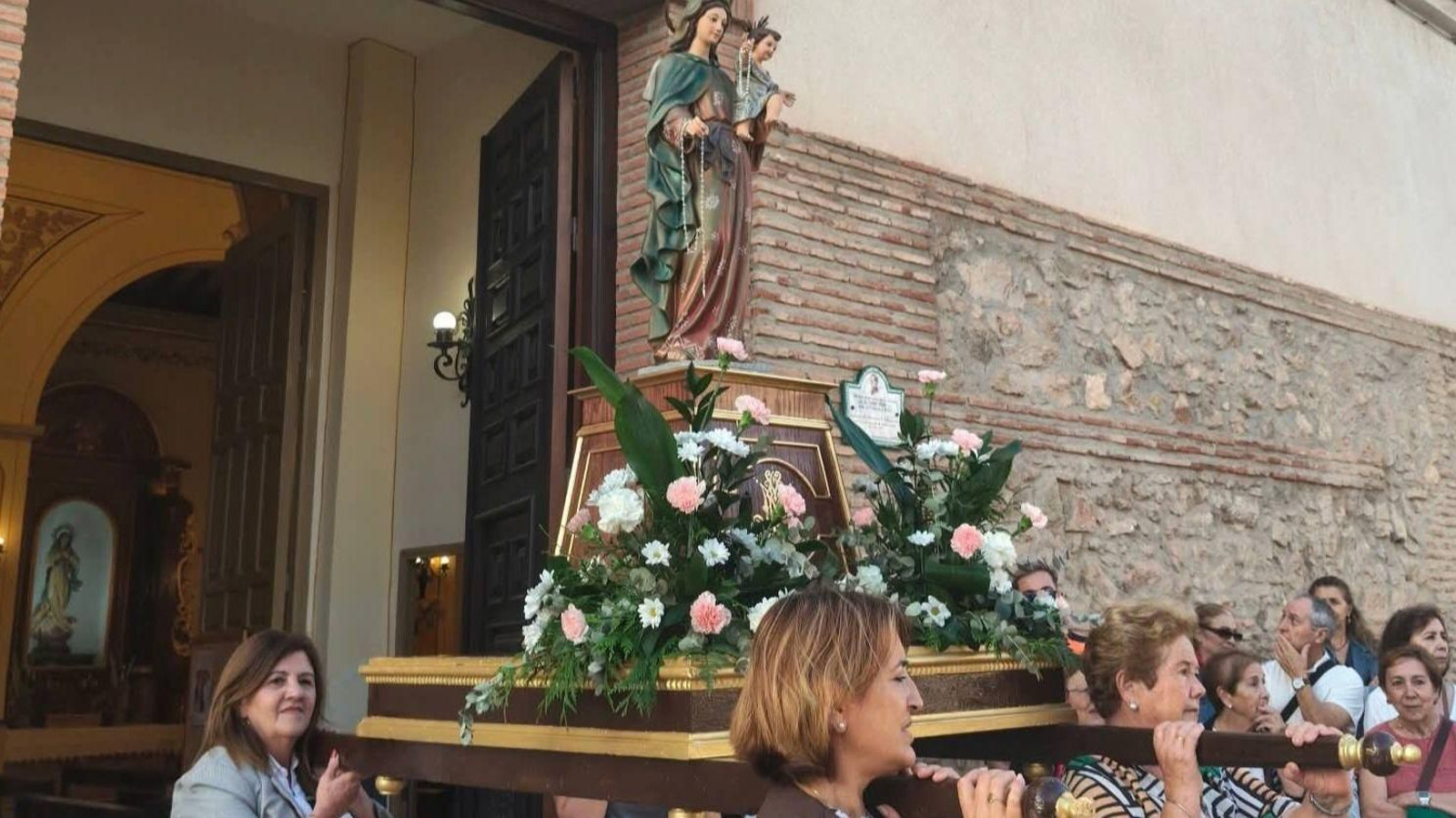 Momento de la procesión.