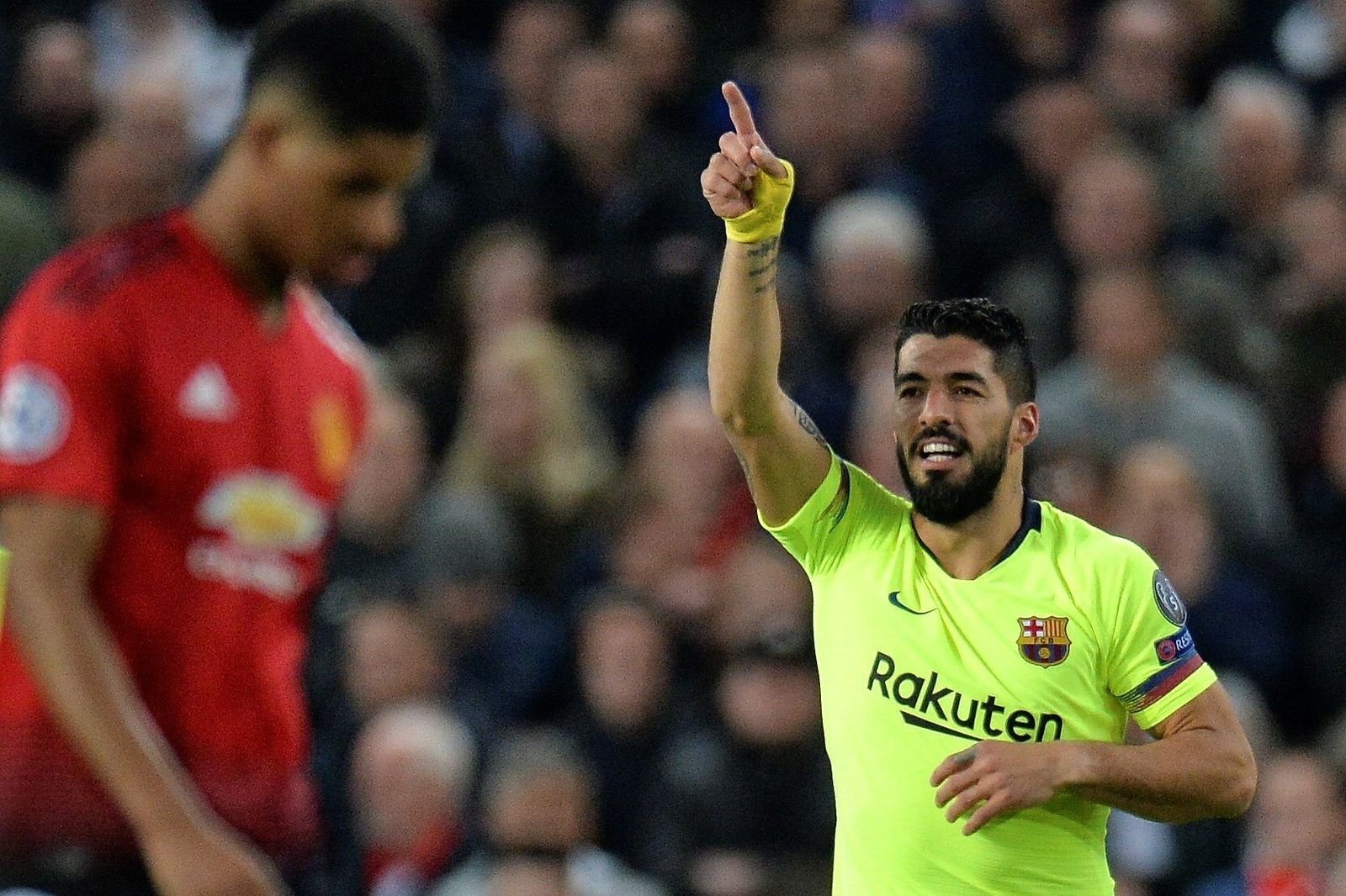 Las imágenes del Manchester United-Barcelona FC