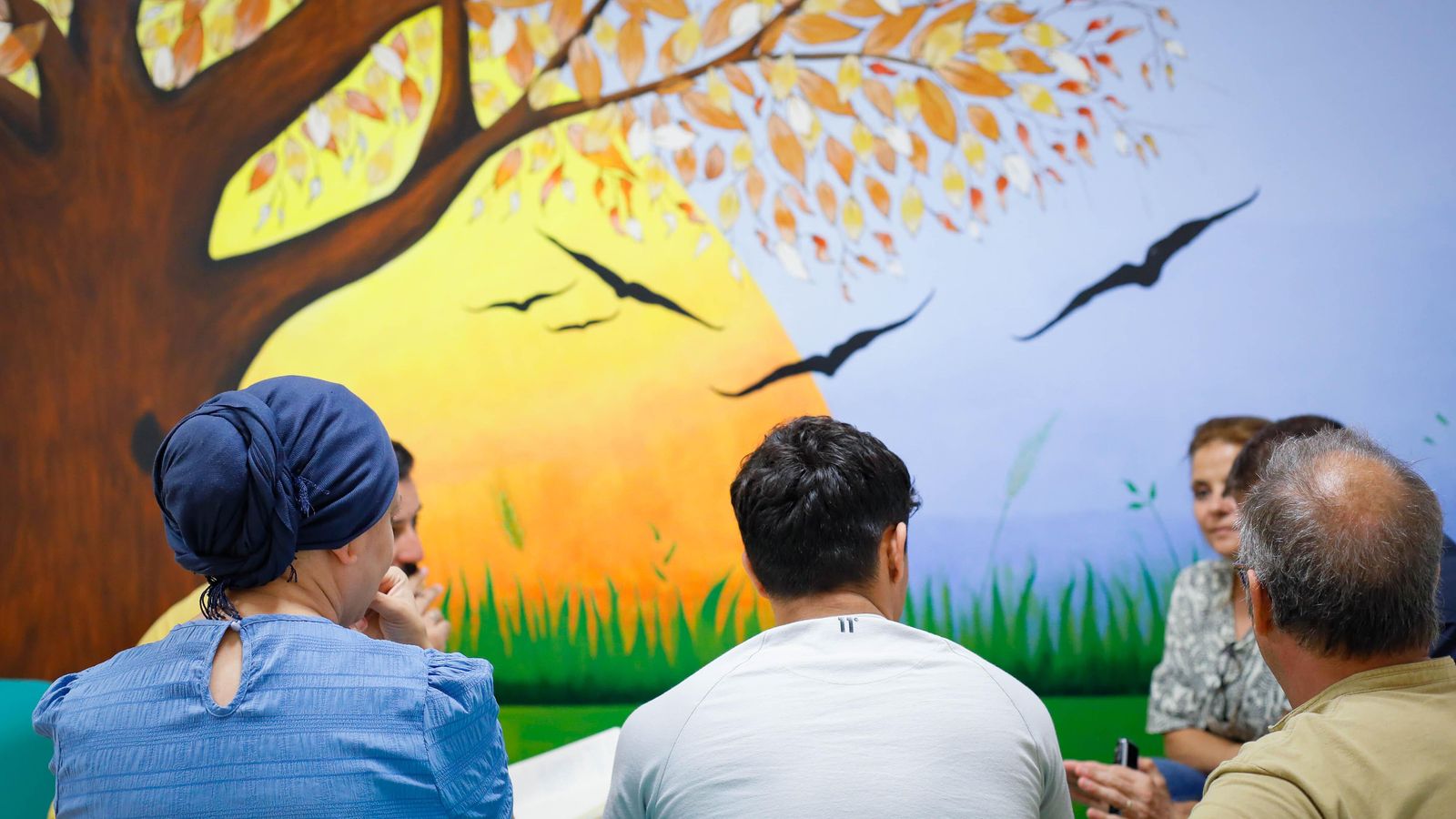 El testimonio anónimo de uno de los menores infractores (en el centro de la imagen)