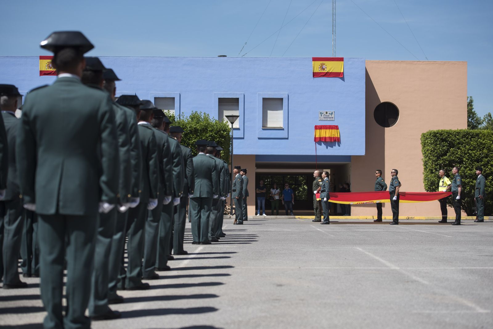 Acto de celebración del 175 aniversario de la Guardia Civil en Granada