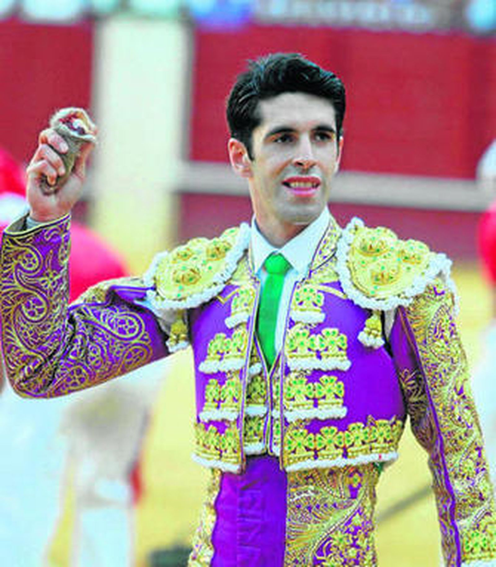 Alejandro Talavante, triunfador ayer en Badajoz donde cortó tres orejas.