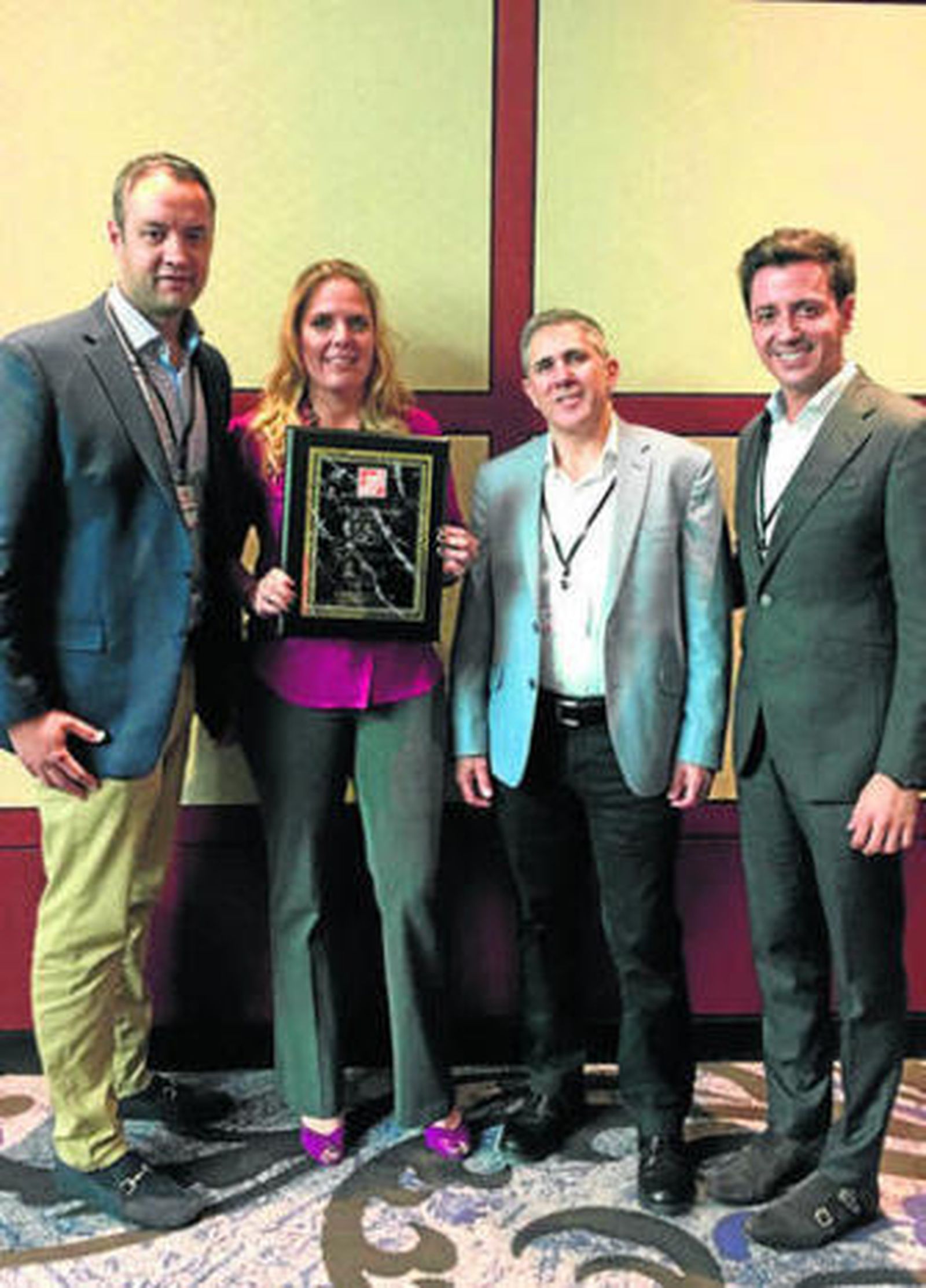 Recogiendo el reconocimiento de la compañía norteamericana.