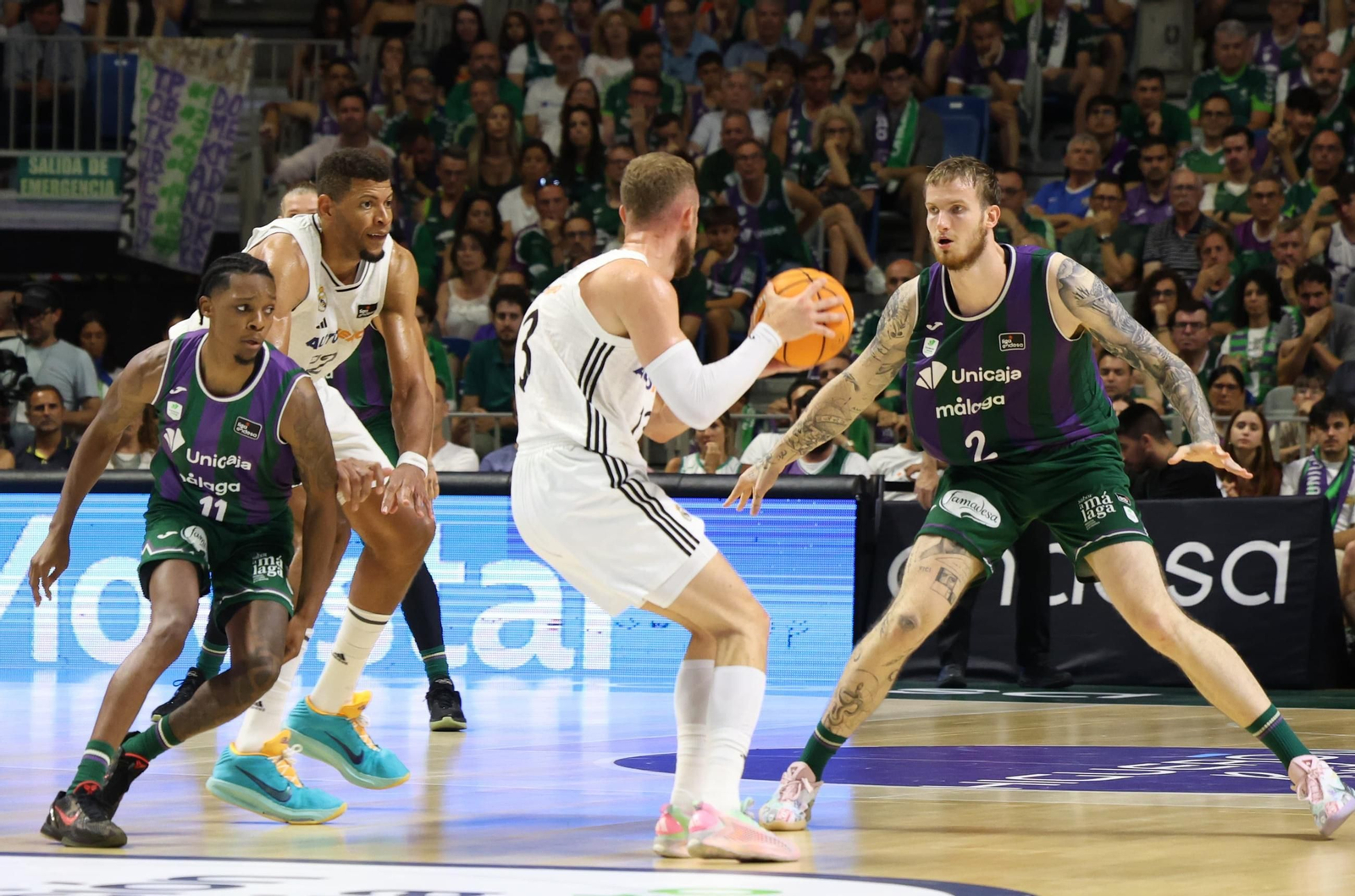 El Unicaja-Real Madrid, en fotos