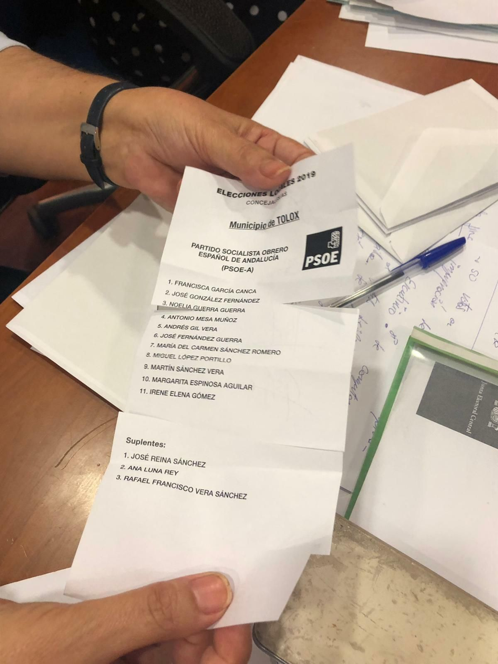 El voto que le pudo dar la alcaldía al PSOE en Tolox sin sorteo