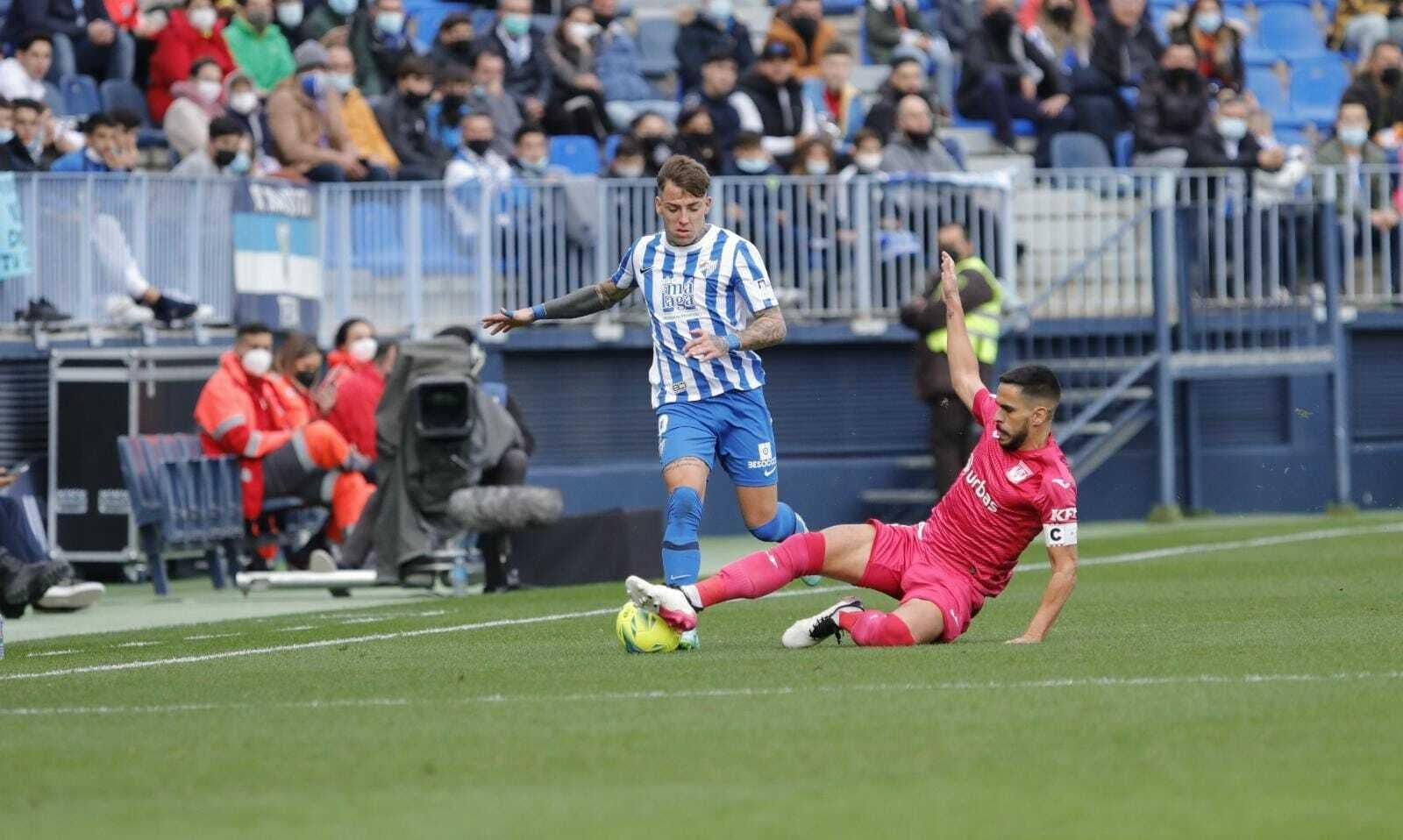 Una imagen del Málaga CF-Leganés