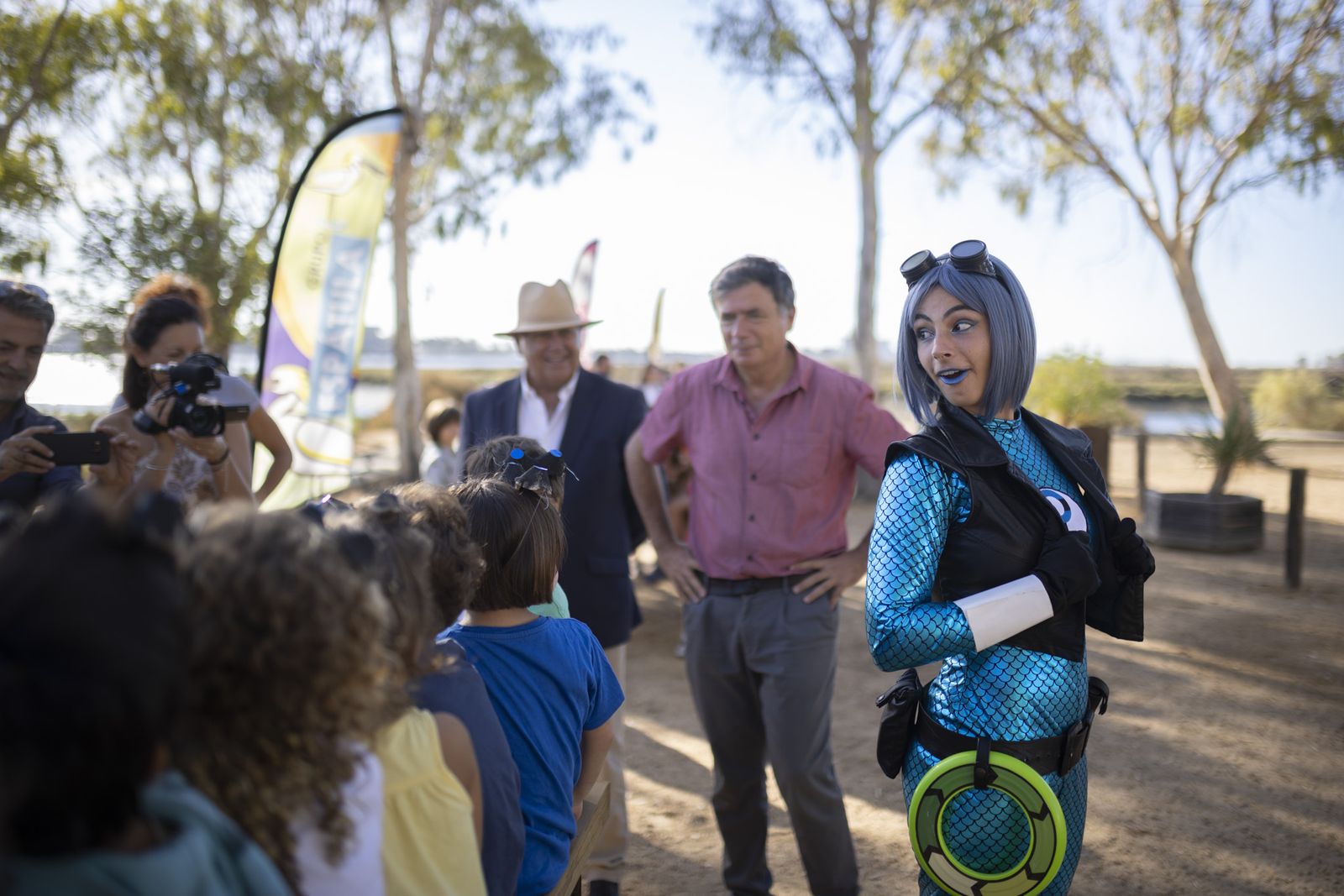 Imágenes de la clausura de la Escuela de Exploradores en Marismas del Odiel
