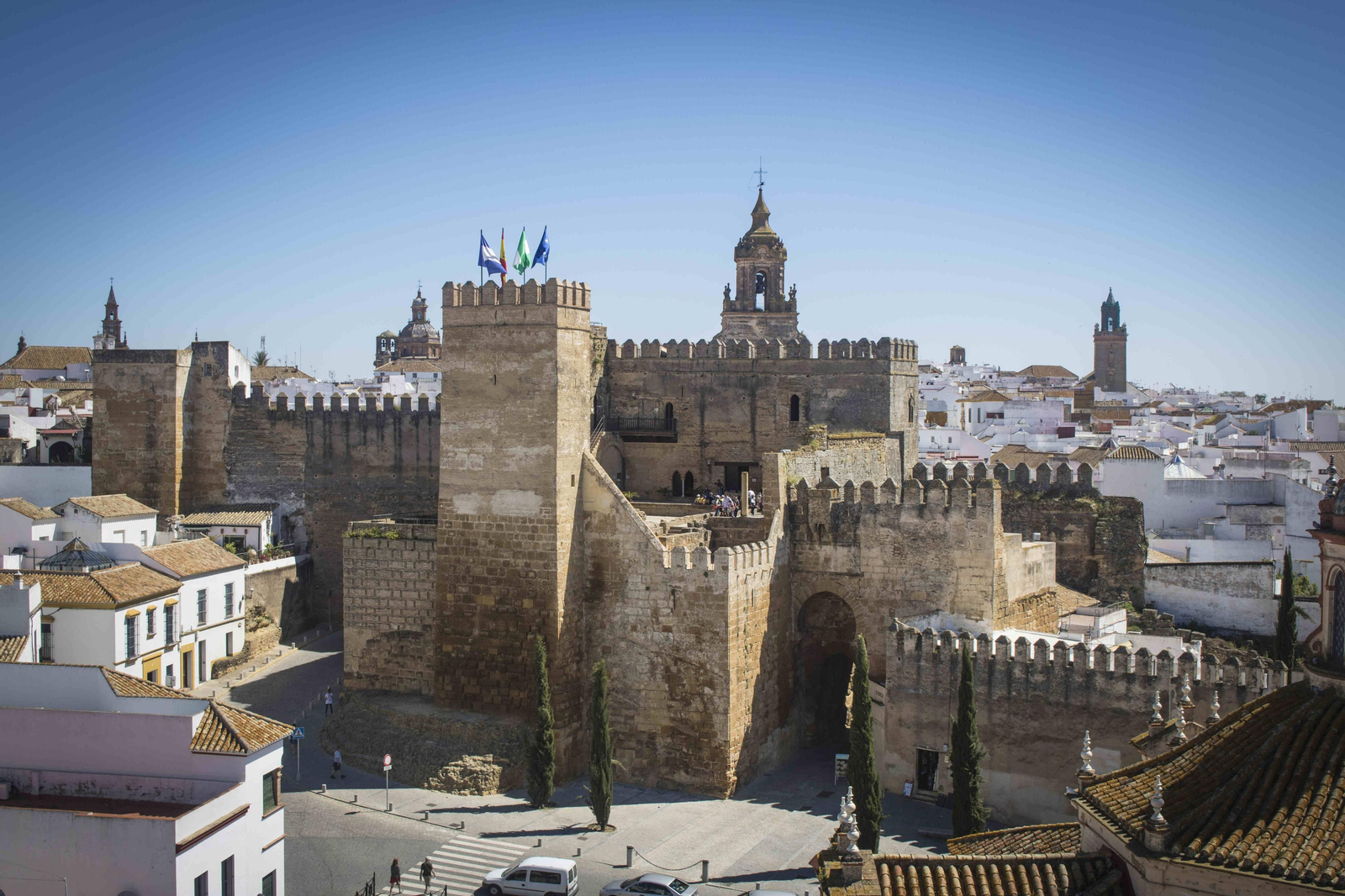 Alcázar de la Puerta de Sevilla en Carmona.