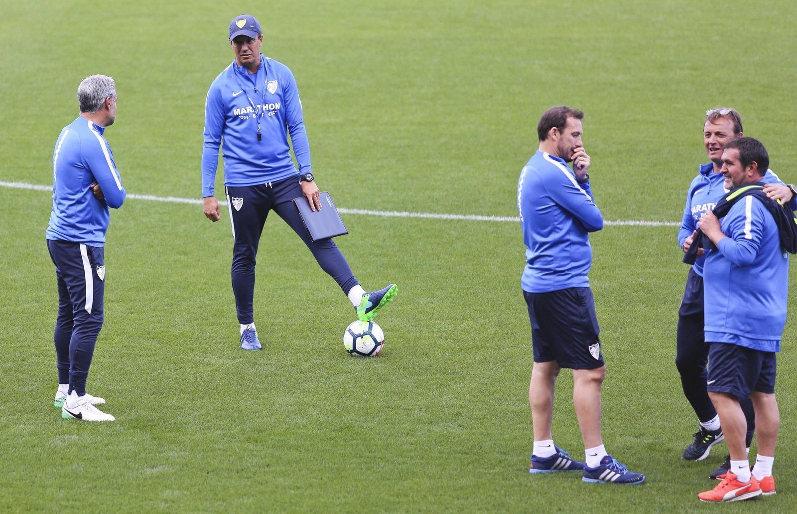 El paso de Sergio Pellicer por el Málaga CF, en fotos