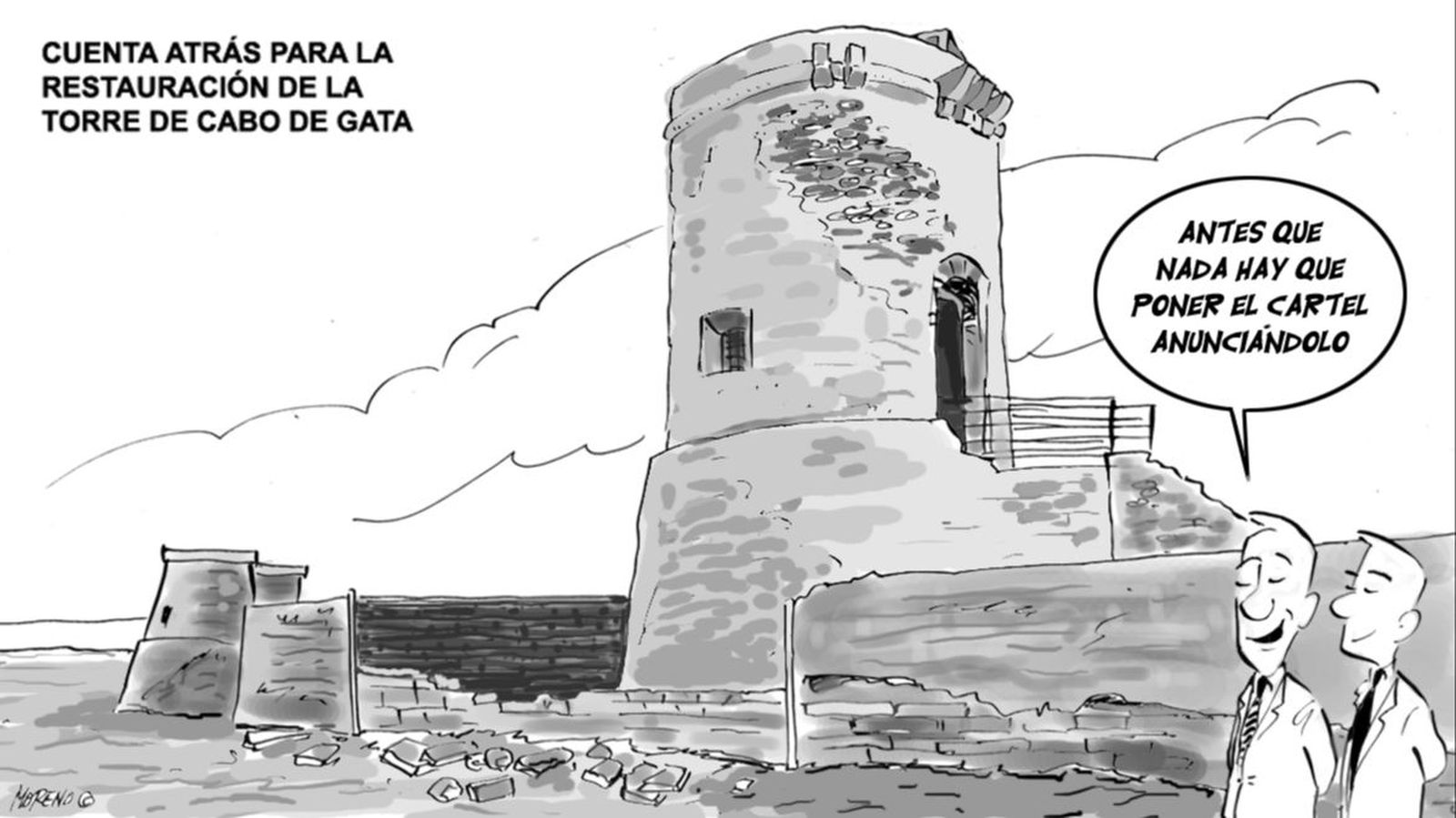 Restauración torreón Cabo Gata