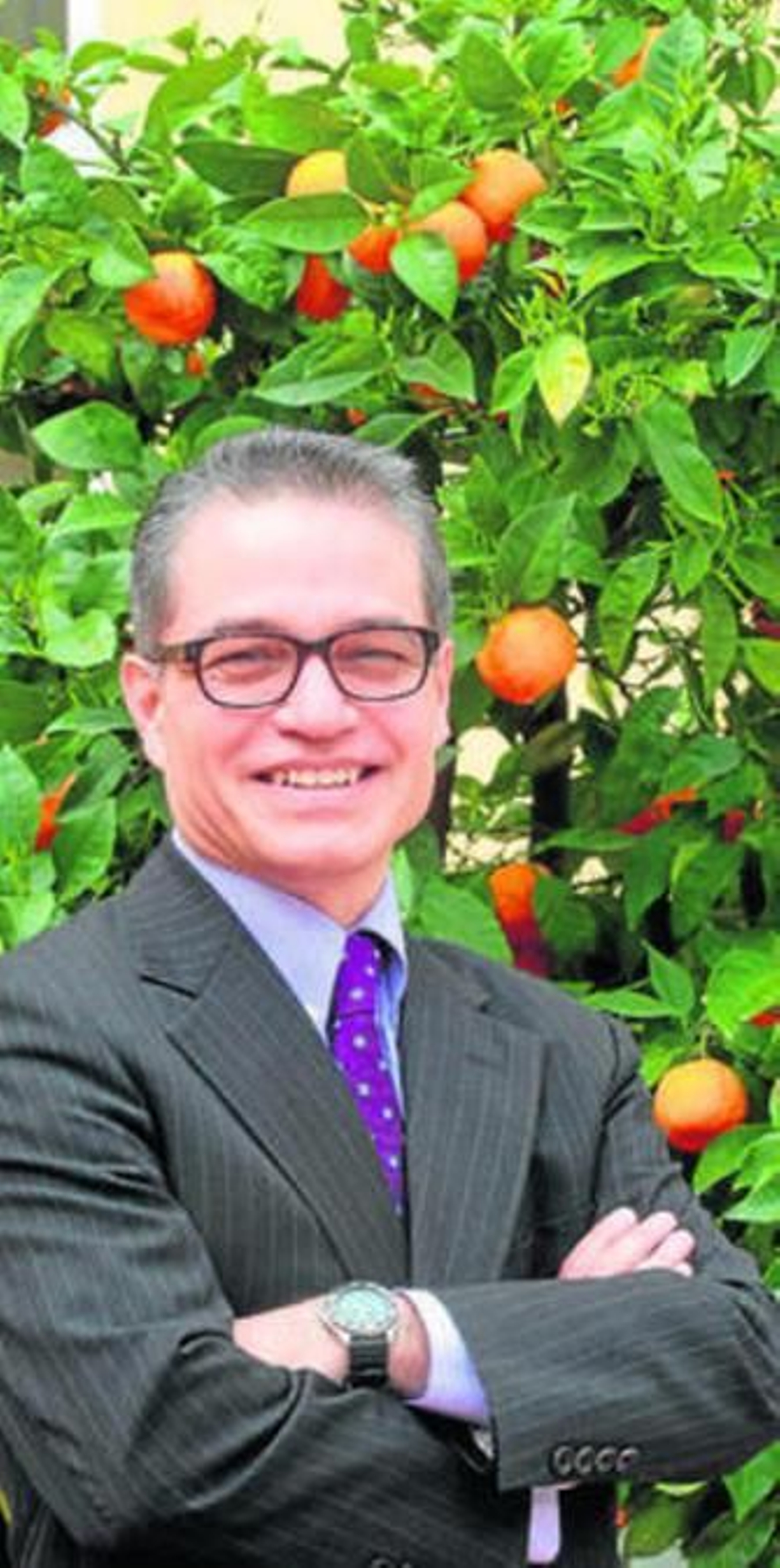 El asesor de la OMS Hernán Montenegro, ayer en Granada.