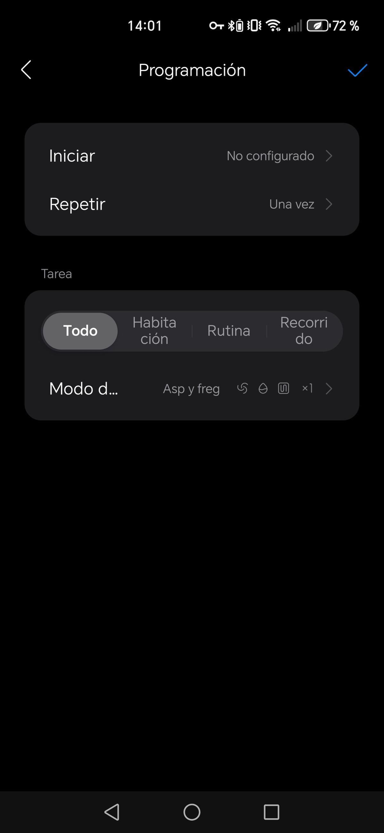 Aplicación Roborock - Robot aspirador Saros Z70