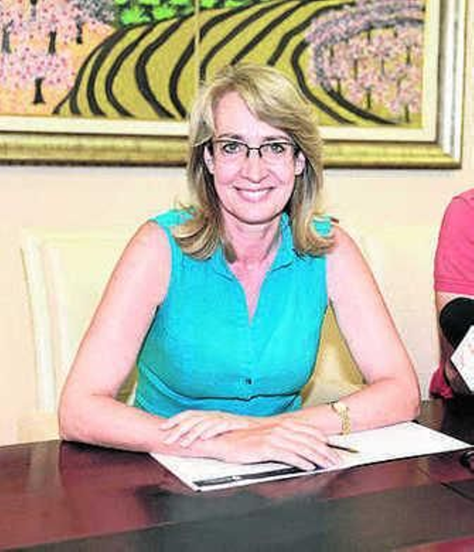 La alcaldesa, Paloma García, ayer. La alcaldesa, Paloma García, ayer.