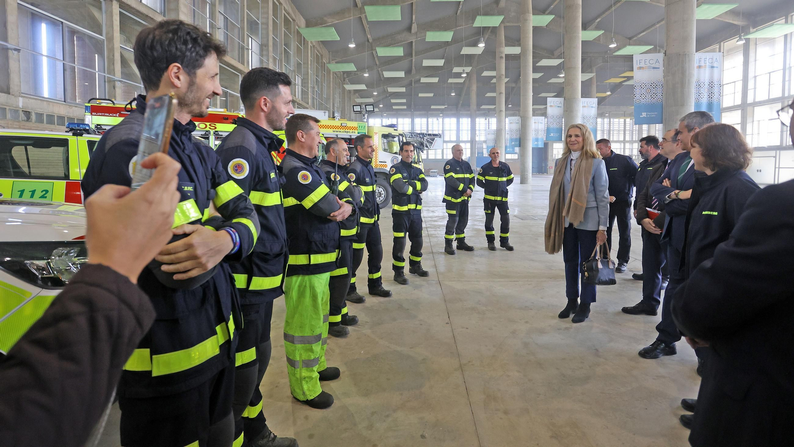 La Infanta Elena y la Alcaldesa de Jerez en la Inauguración de la XX Semana de la Prevención de Incendios Mapfre 2025 en Jerez