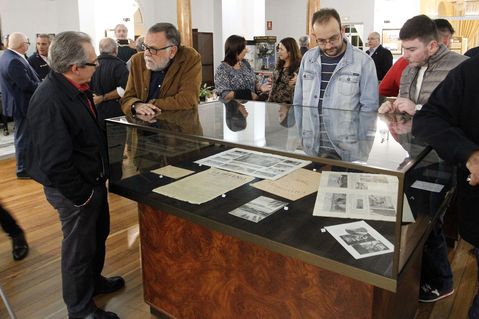 Imágenes de la exposición en el Hotel Cristina