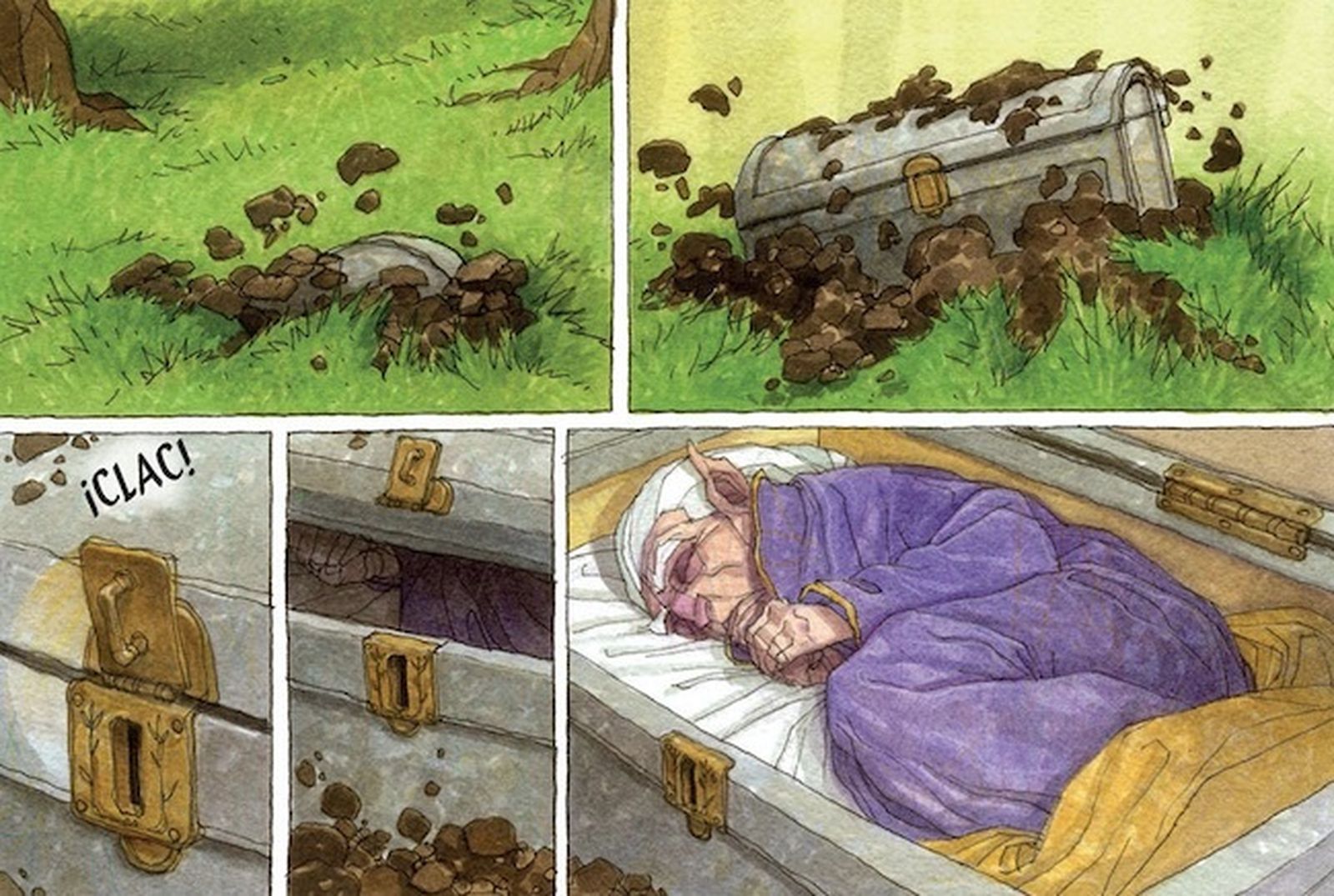 Varias viñetas de la obra.