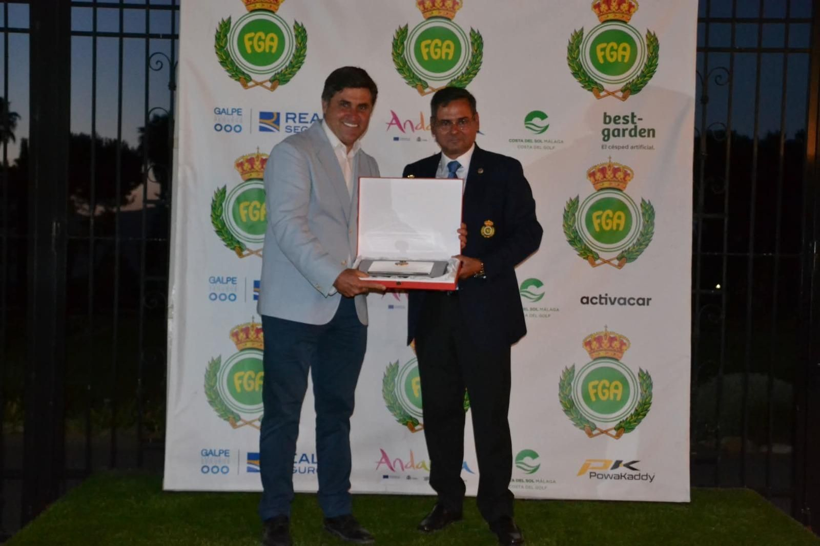 El concejal José Juan Rodríguez recogió el galardón