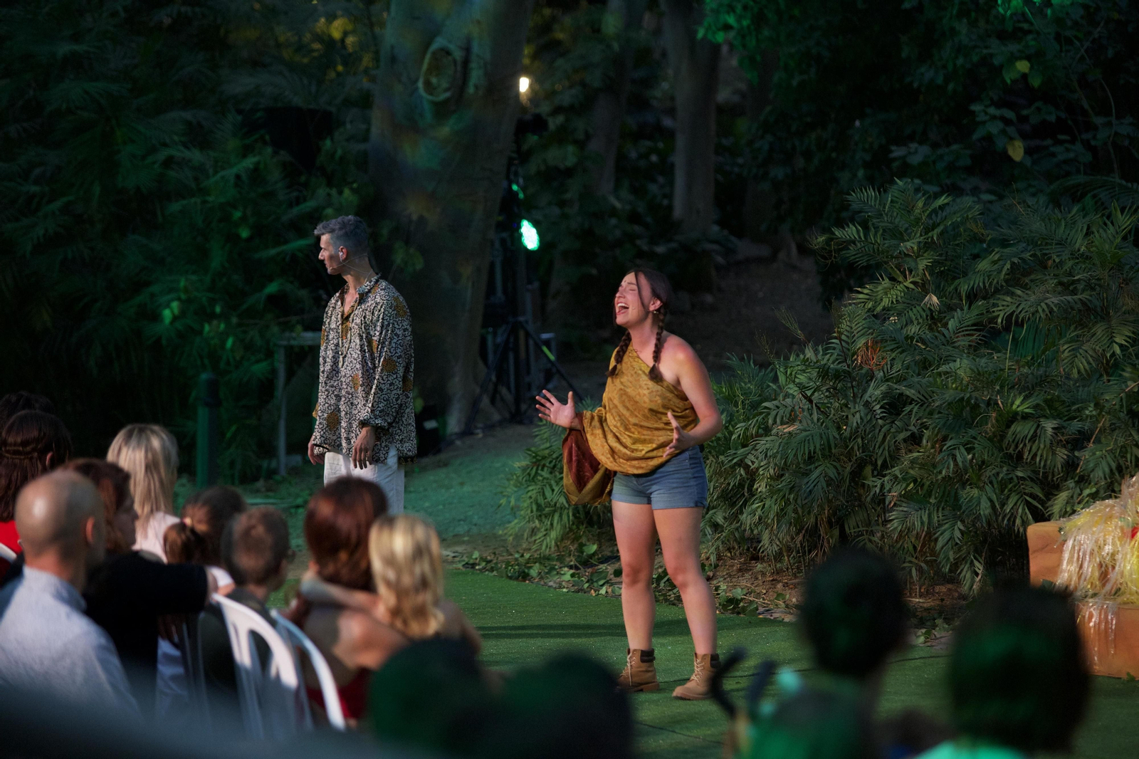 Una escena de 'Hara, el espíritu de la selva', en el estreno del año pasado en La Concepción.