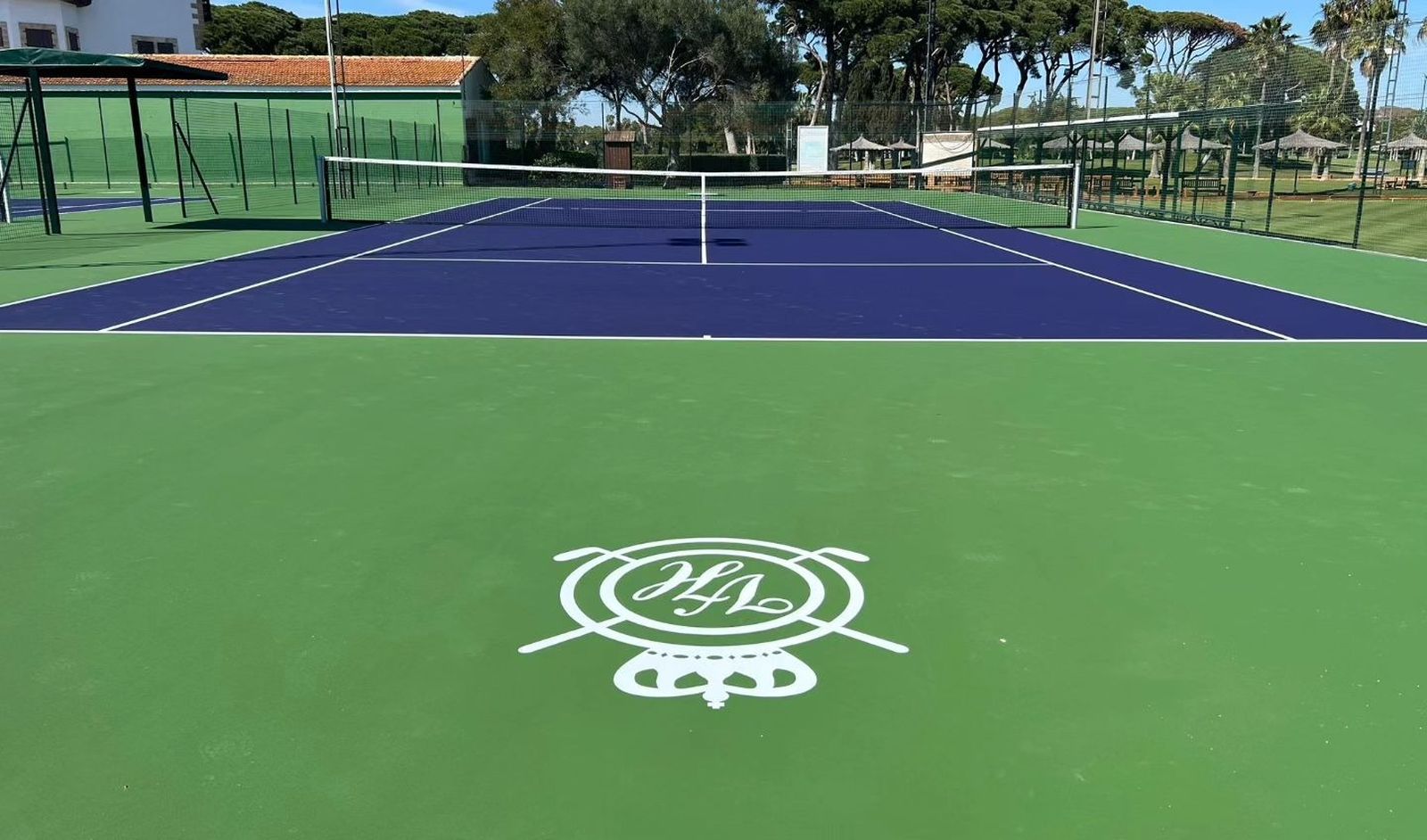 Instalaciones del Club de Tenis Vistahermosa.