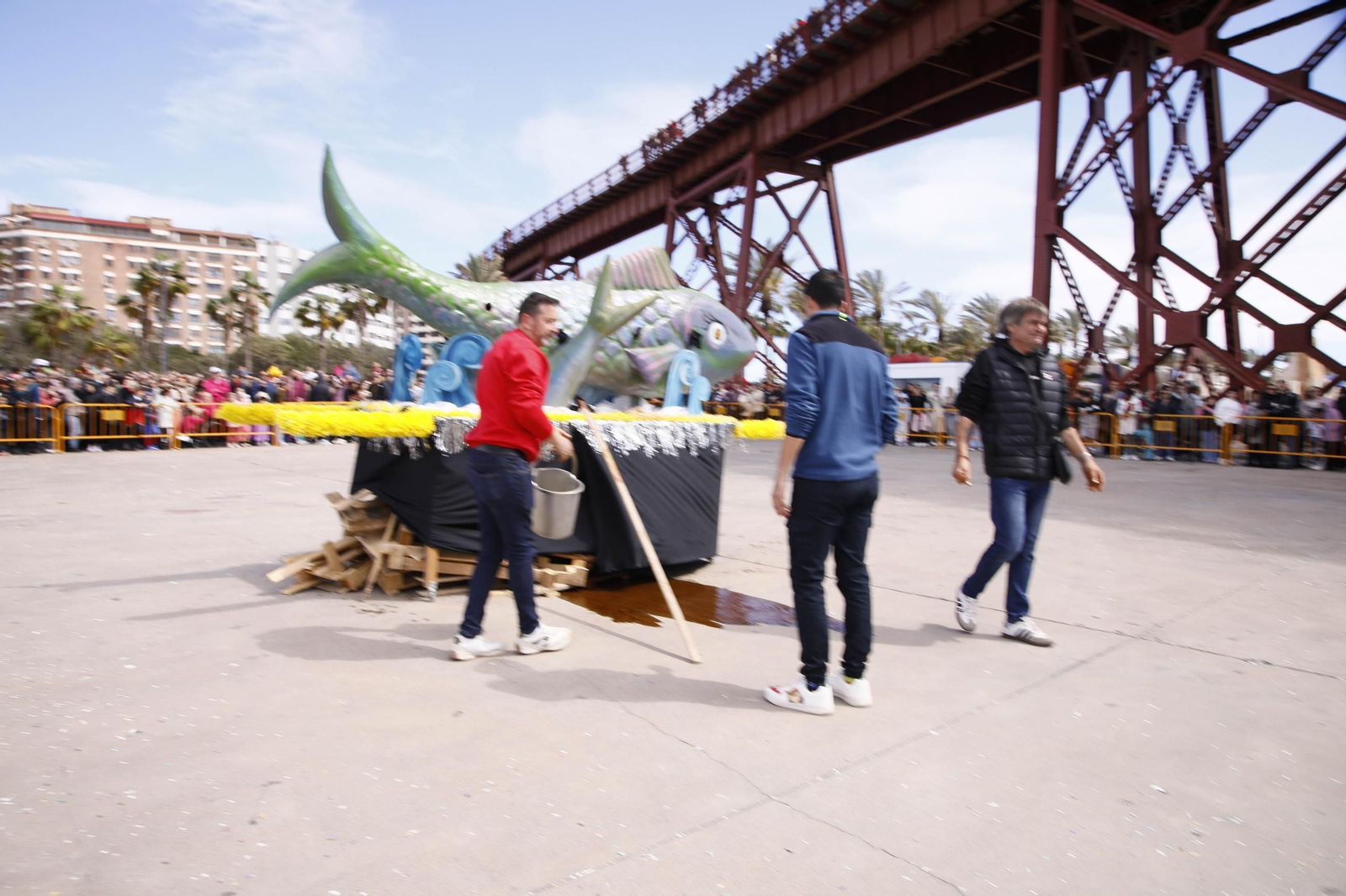 Las imágenes del entierro de la sardina en Almería
