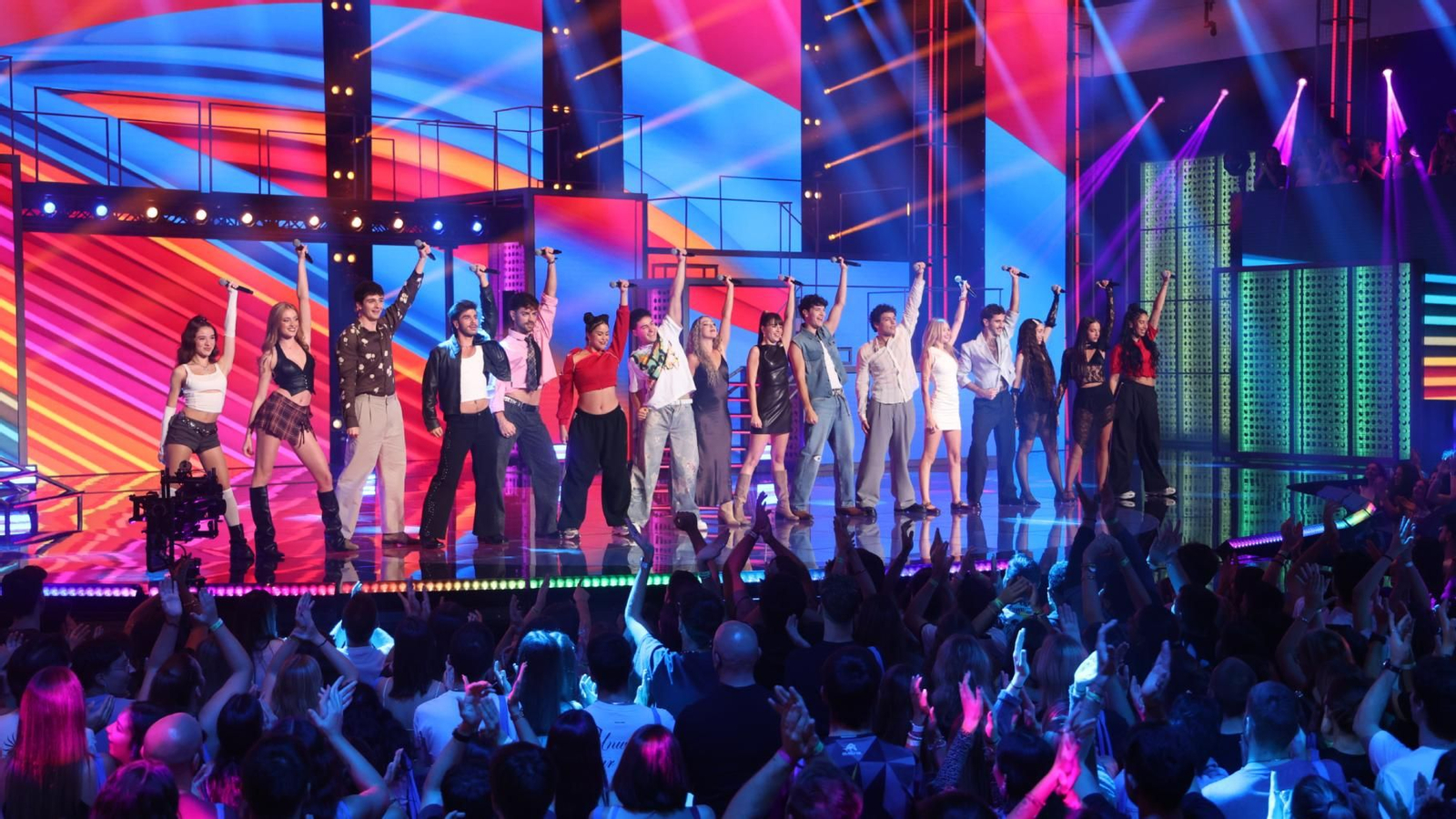 Los concursantes de Operación Triunfo.