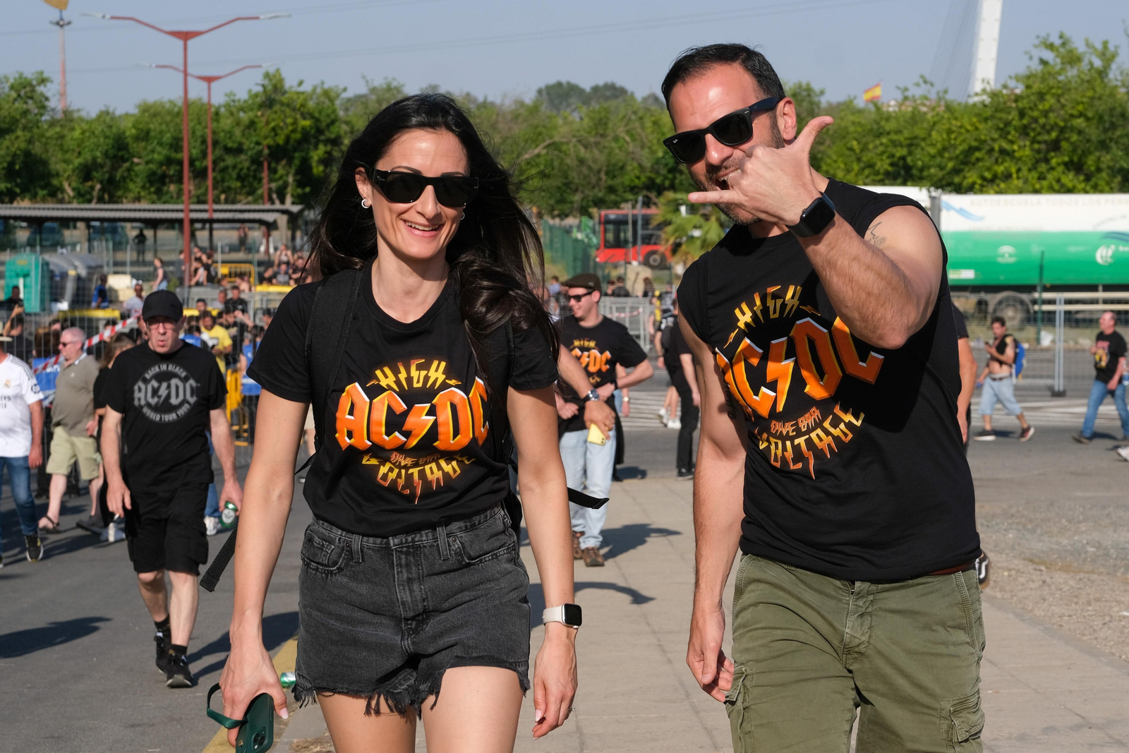 Búscate. Segundo concierto de ACDC en España