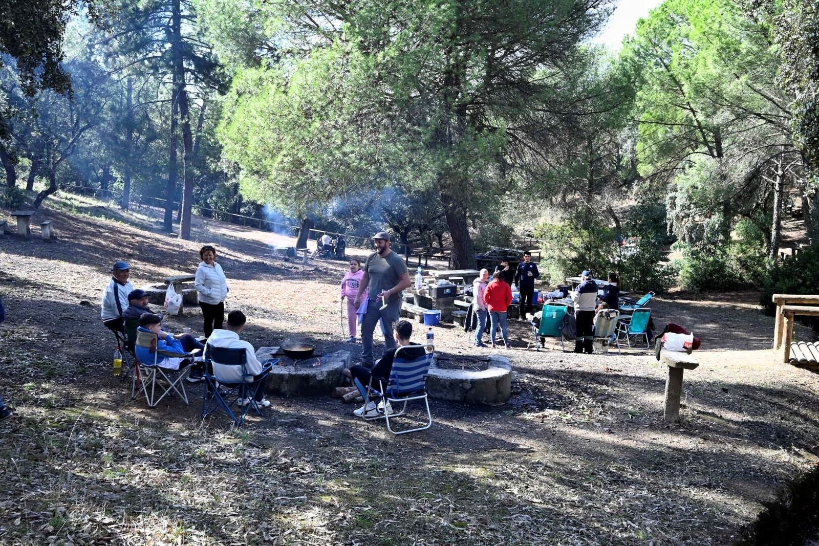Las imágenes de los peroles por San Rafael en Los Villares