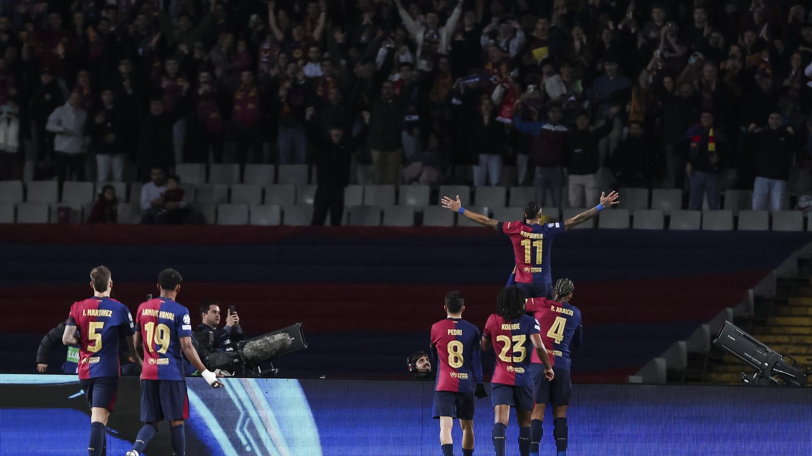 Las fotos del Barcelona-Benfica