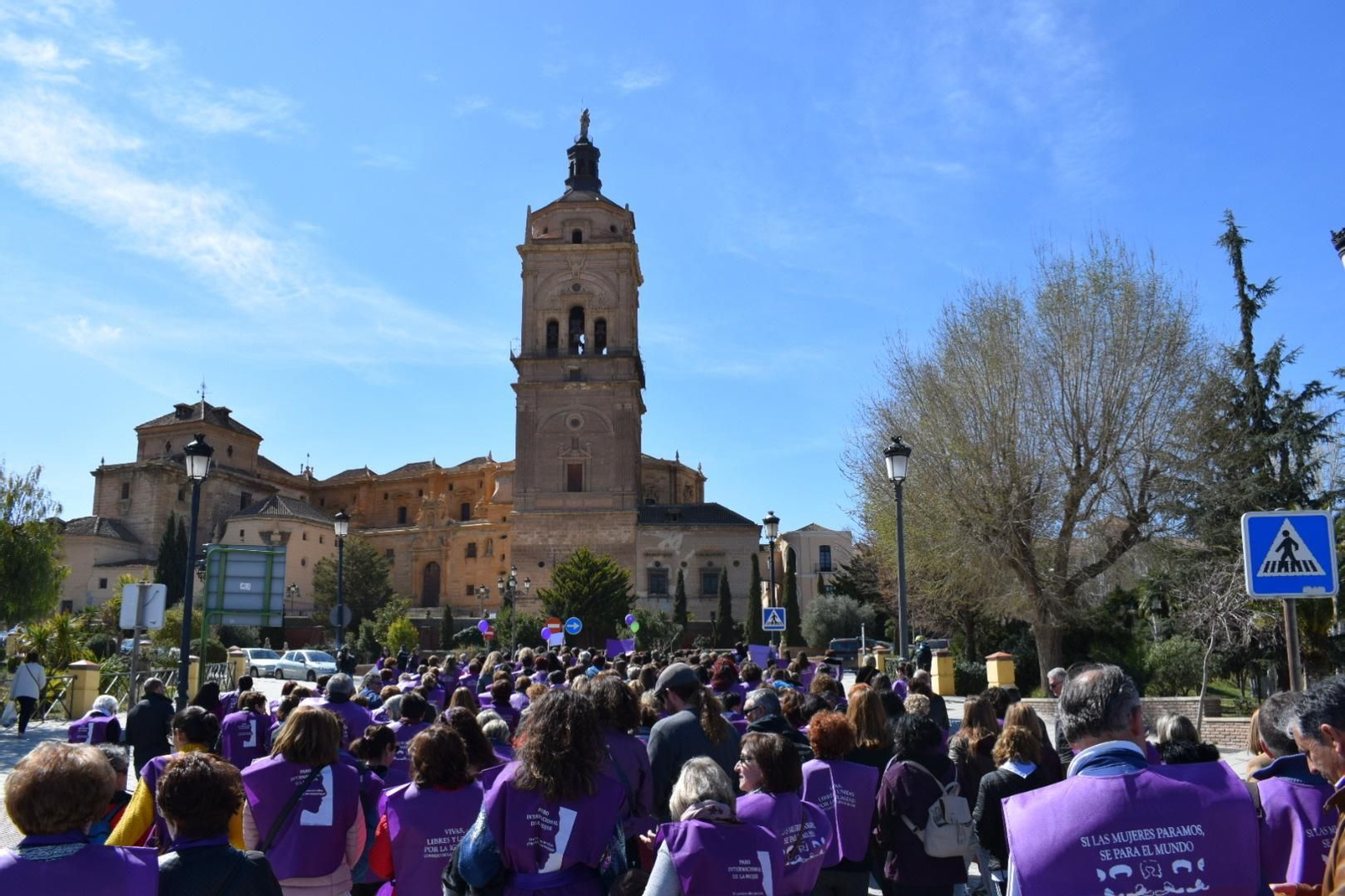 Manifestación en Guadix.