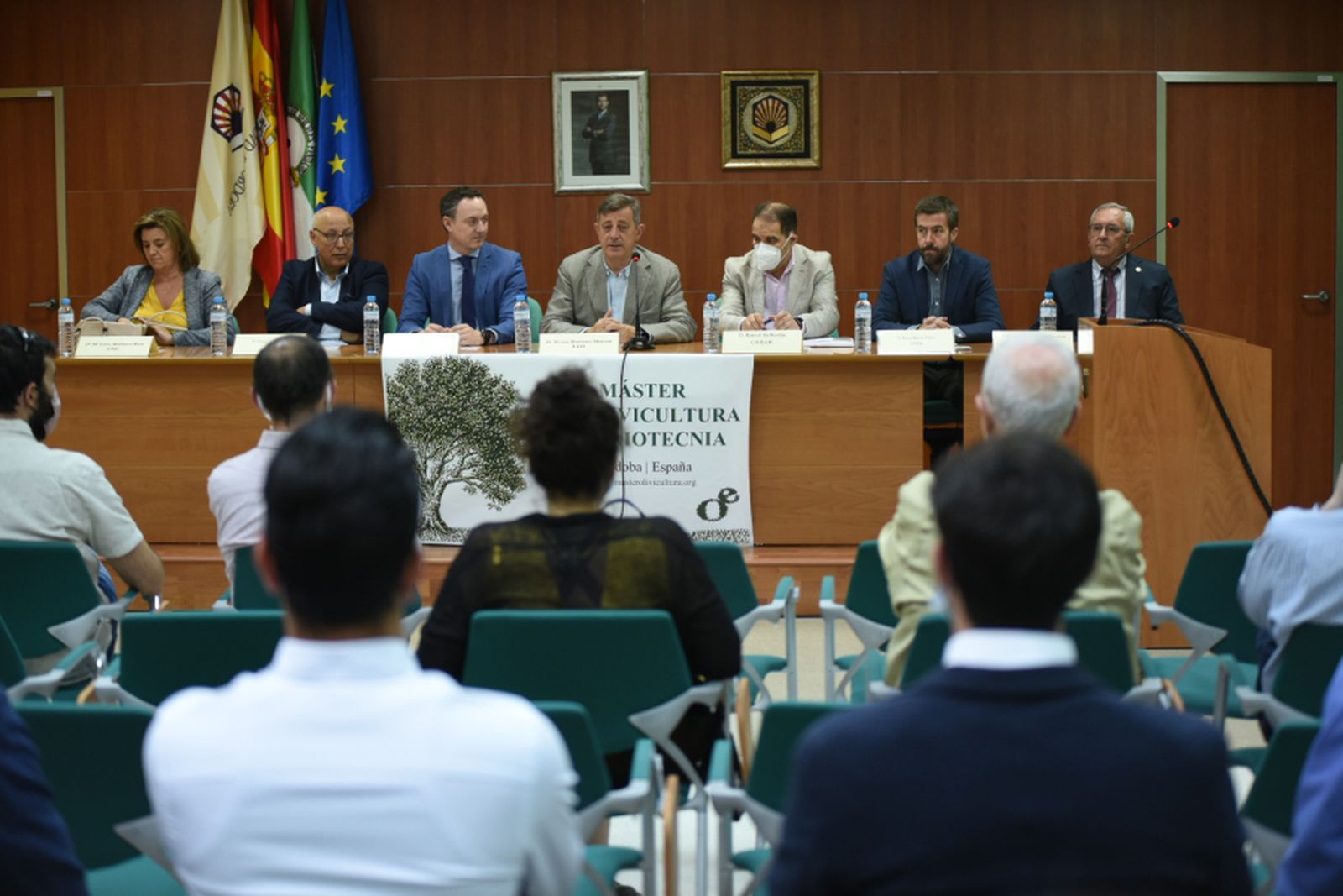 Clausura del Máster de Olivicultura y Elaiotecnia.