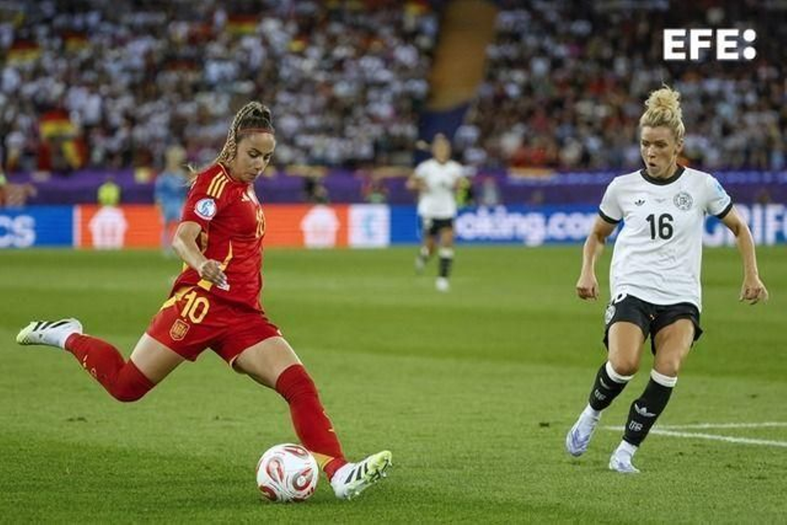 Las mejores imágenes del pase a la final de España ante Alemania en la Eurocopa femenina