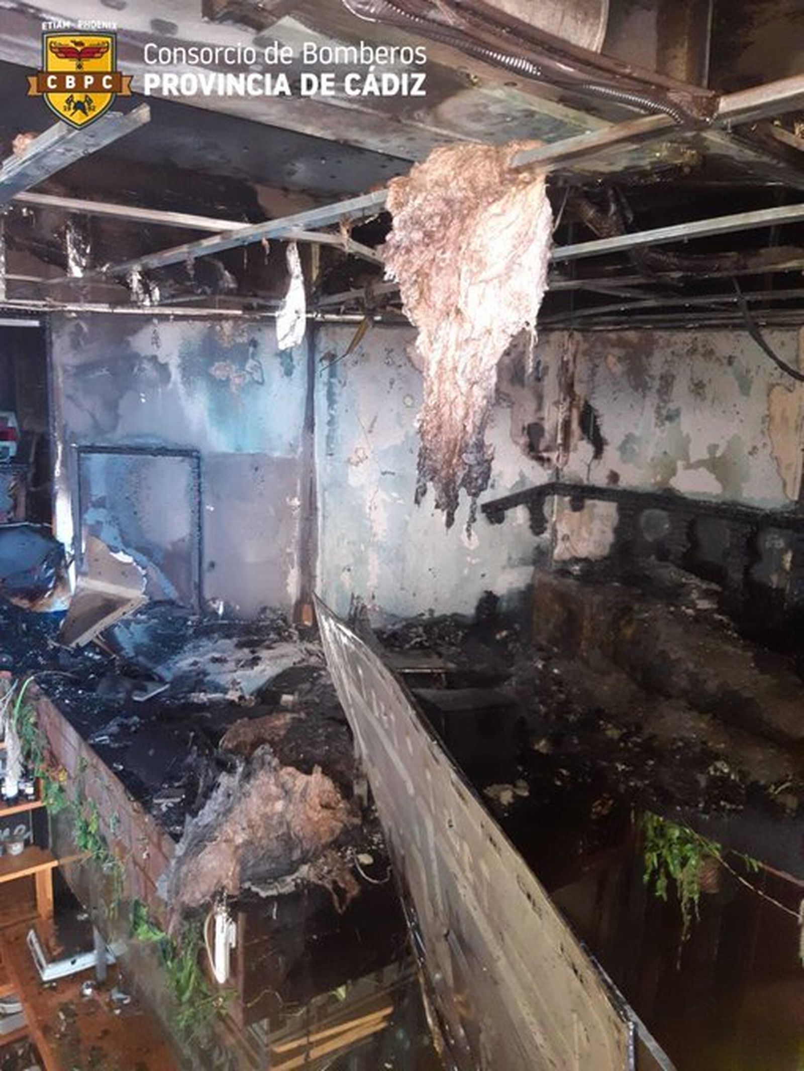 El interior del local