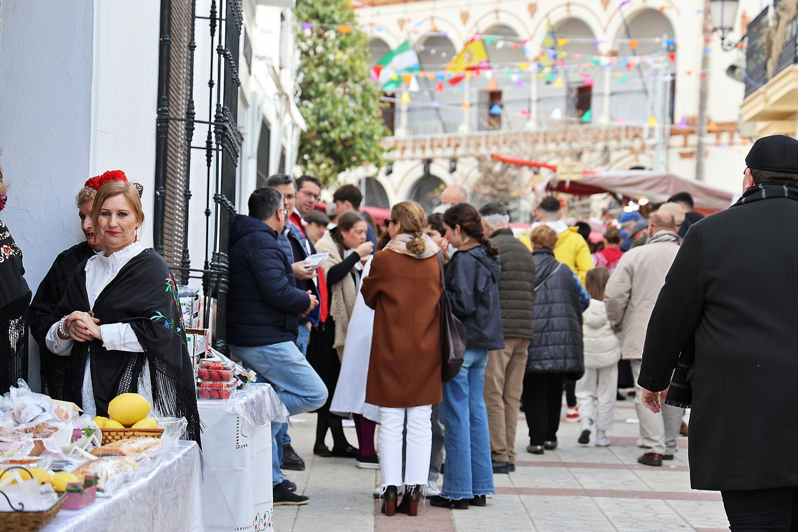 Imágenes del ambiente en la Feria de Época 1900 de Moguer